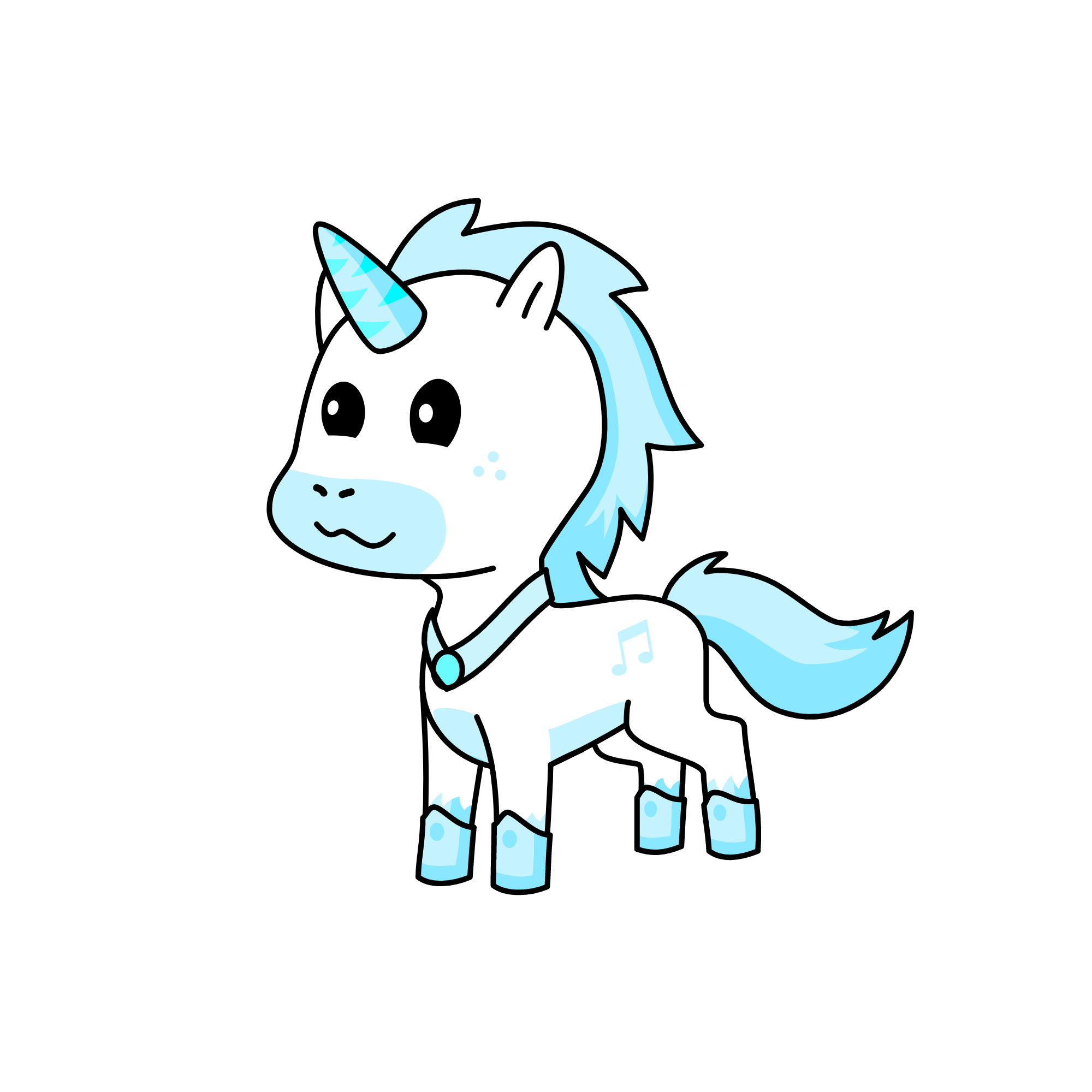 icy, the unicorn