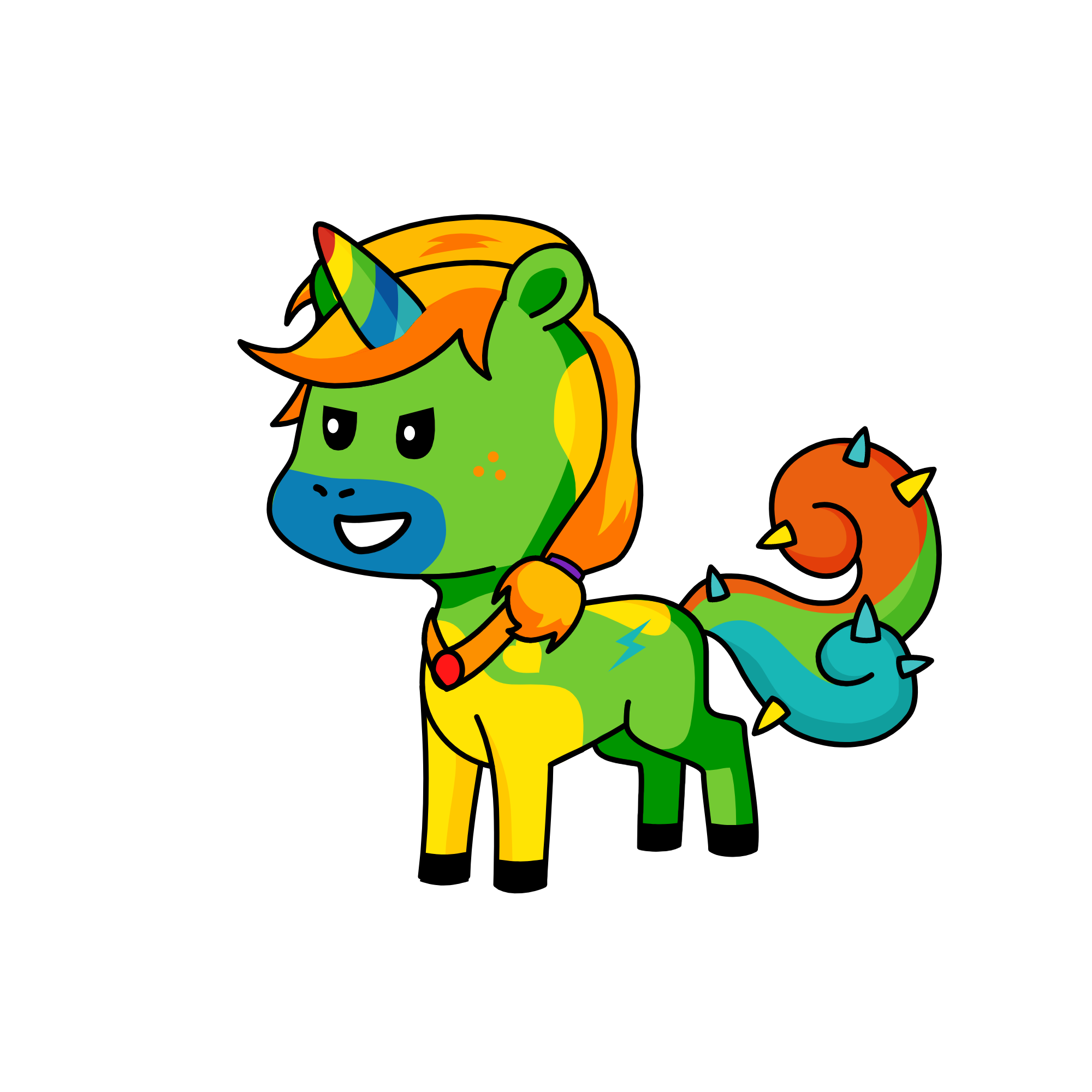 KLAUS HARGREEVES IS QUAKING IN HIS SKIRT , the unicorn