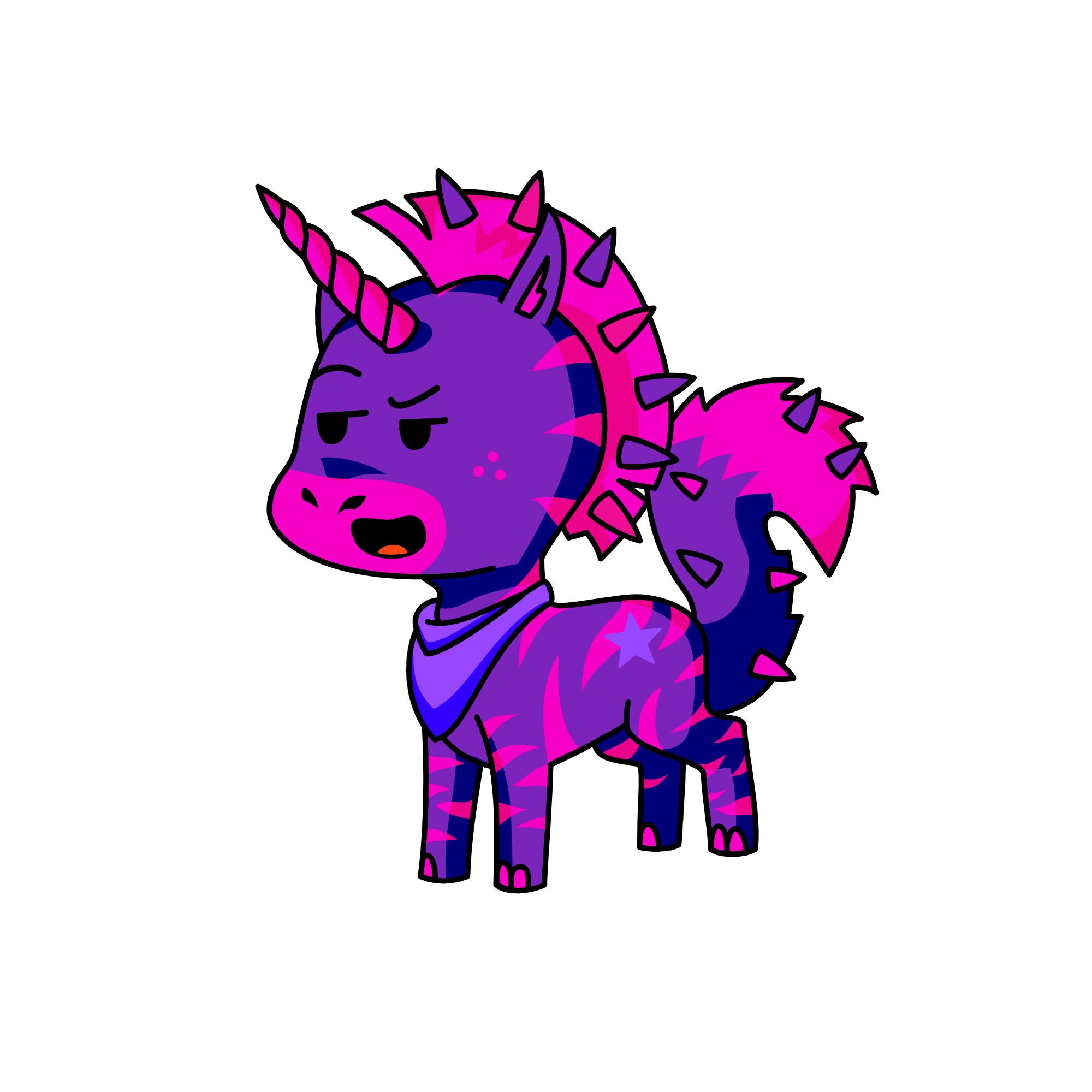 Timber, the unicorn