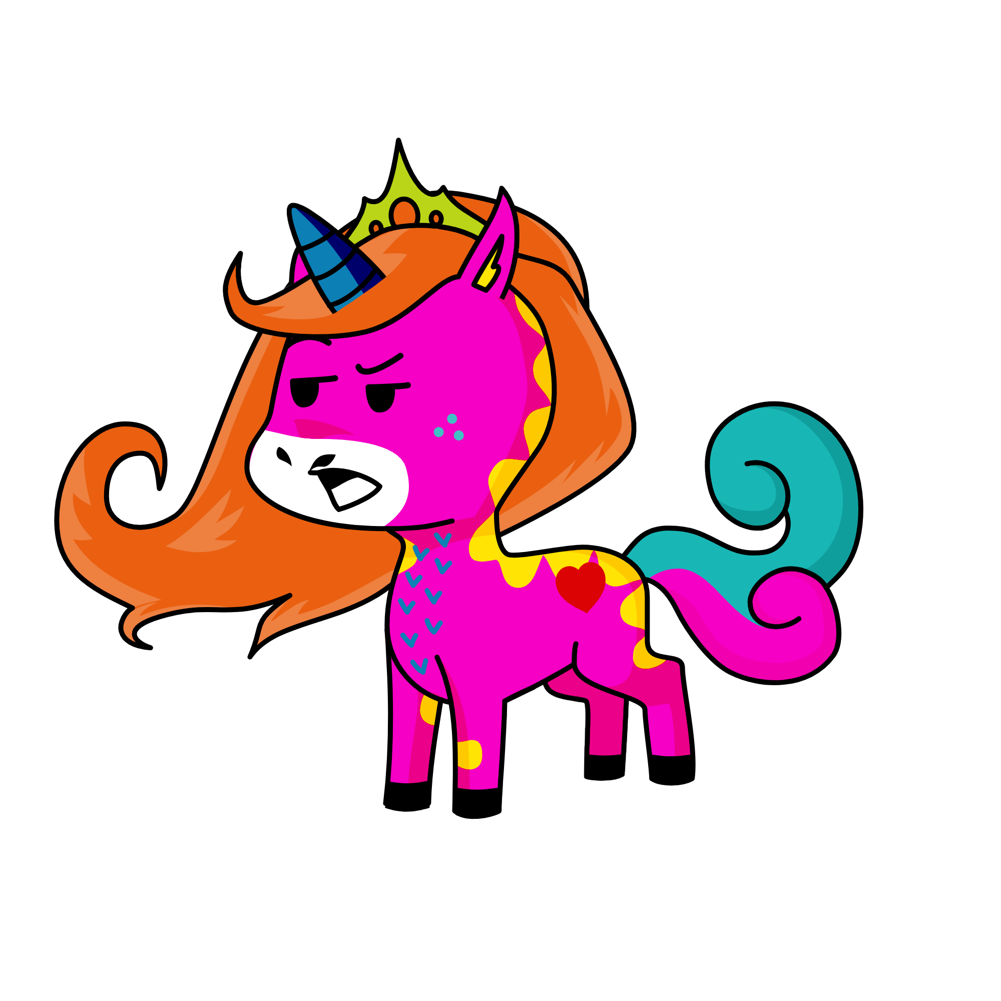 Everyone's favorite chaotic evil unicorn , the unicorn