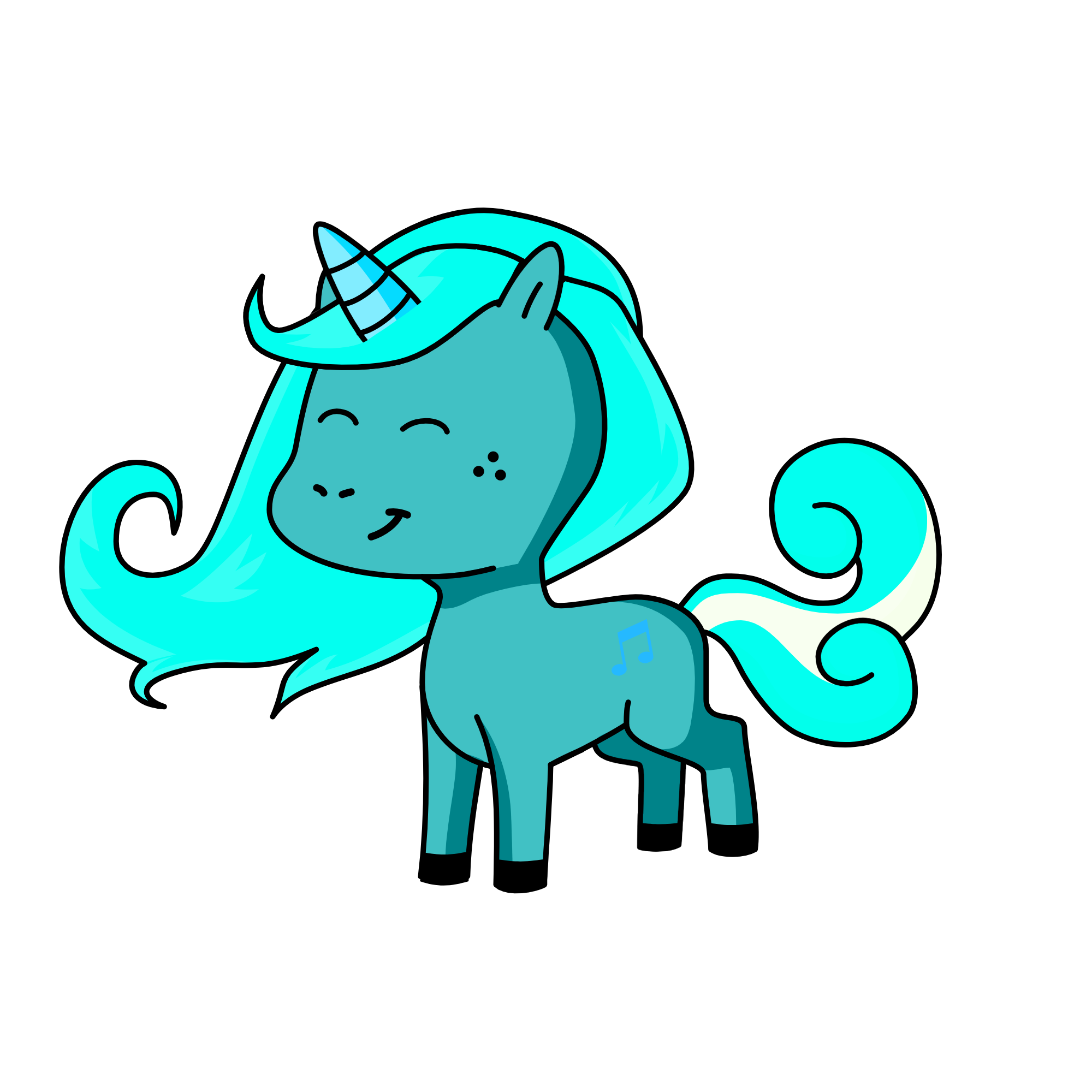 moon, the unicorn