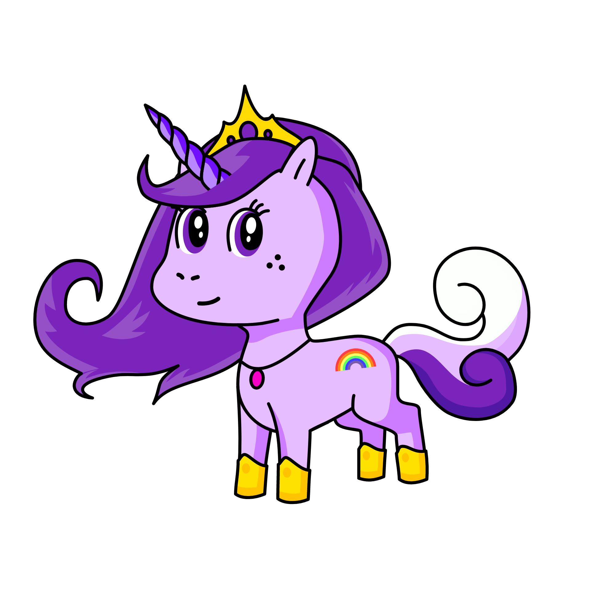 Princess Malia , the unicorn