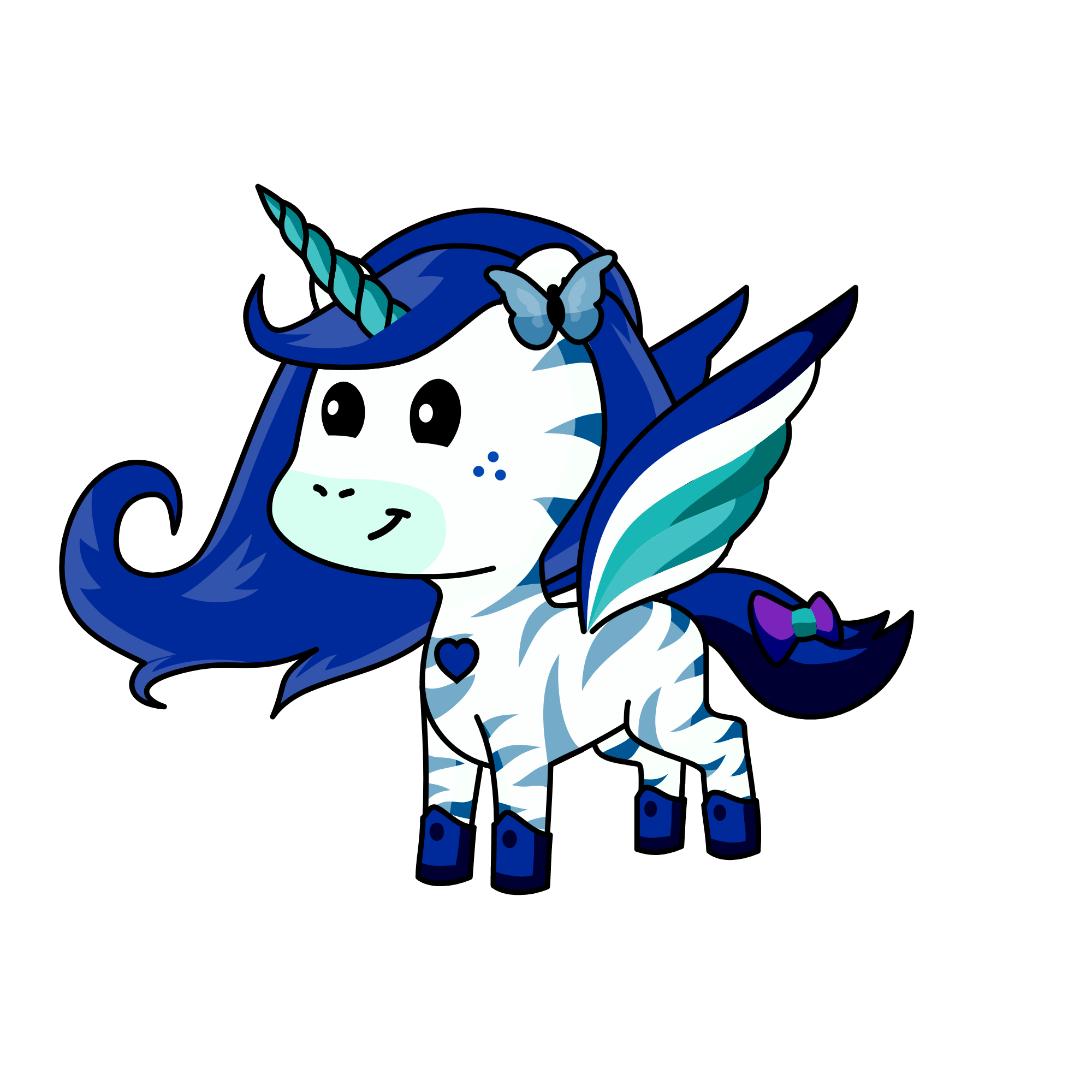 winter, the unicorn
