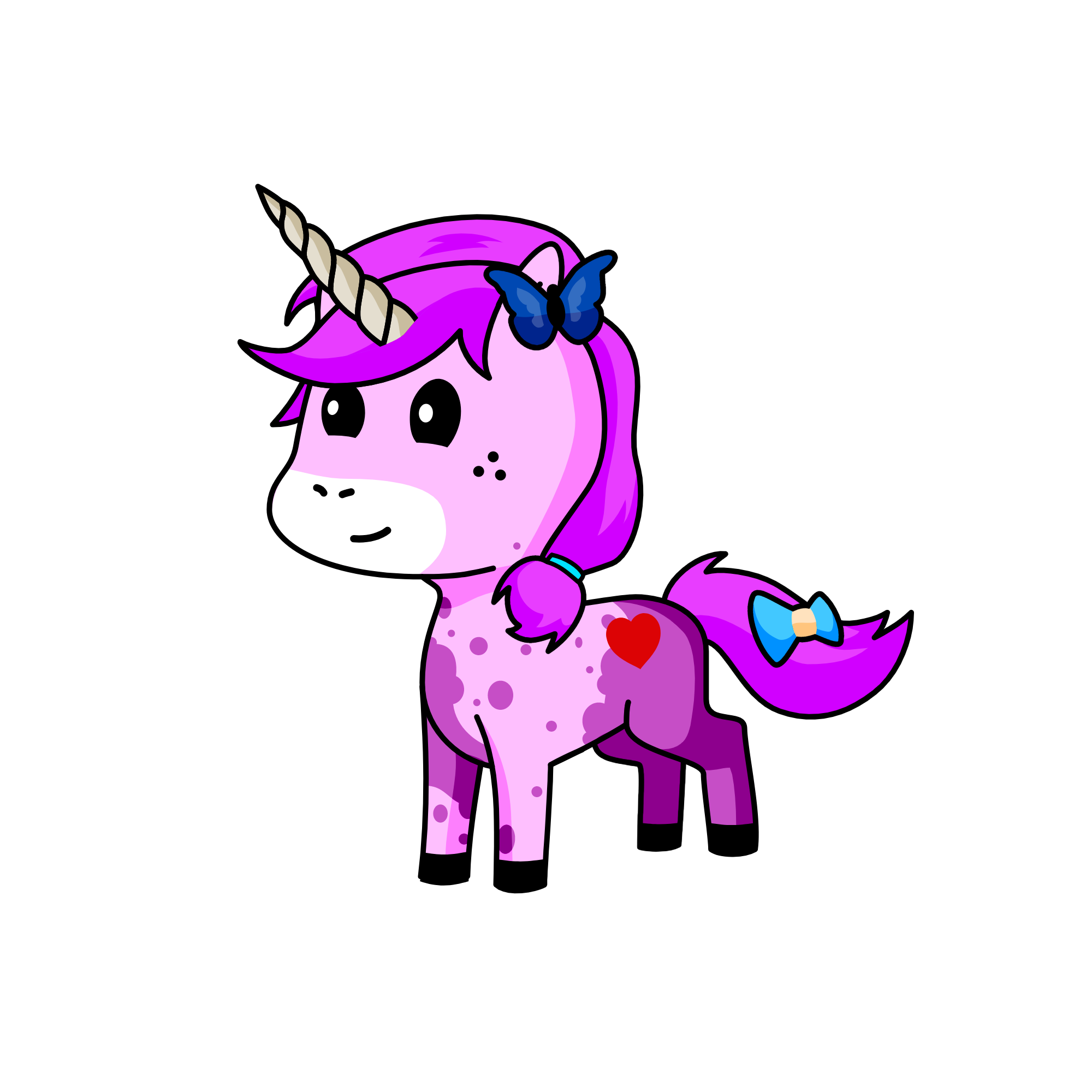 pinky, the unicorn