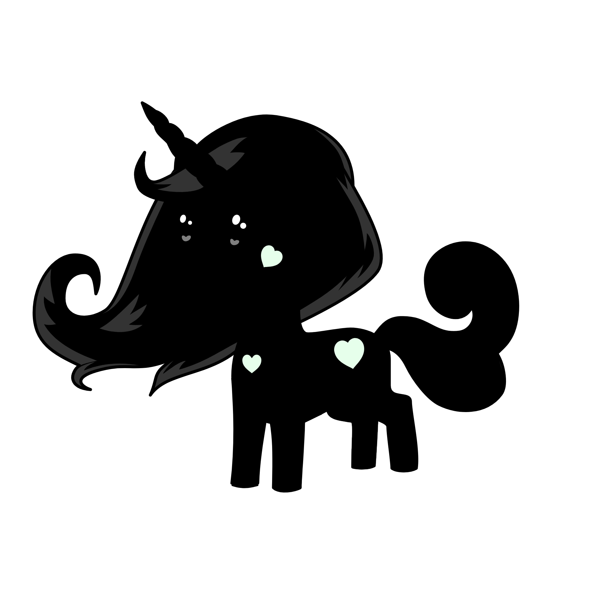 Midnight, the unicorn