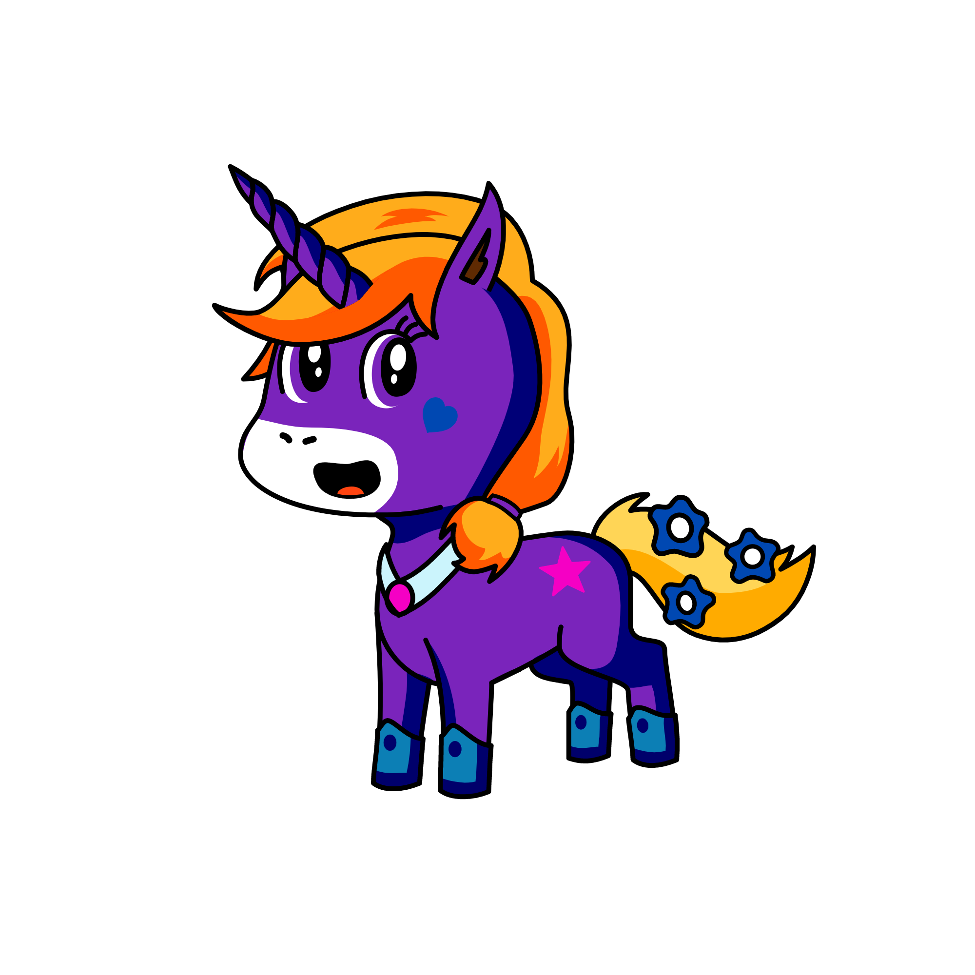 Midnight, the unicorn