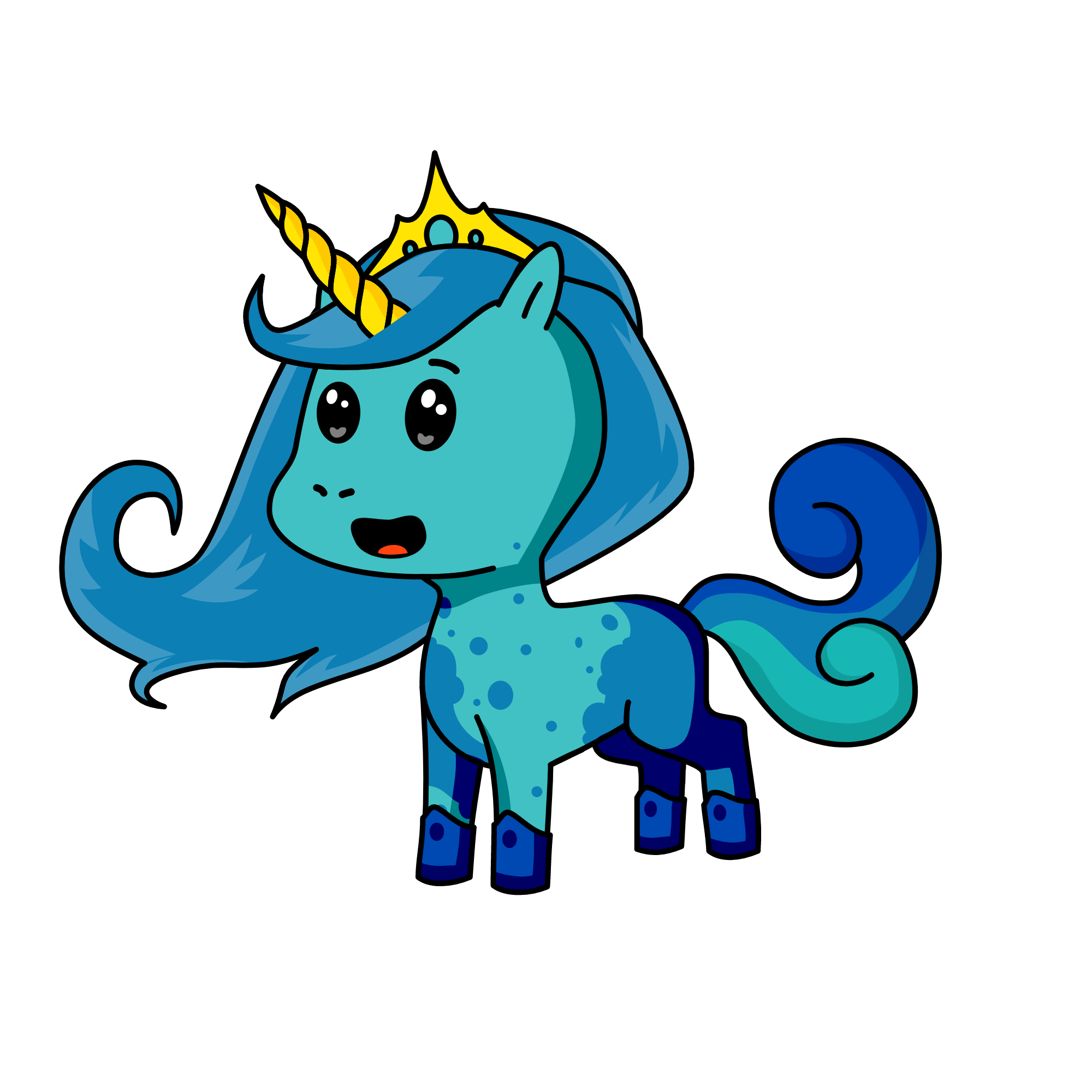 winter, the unicorn