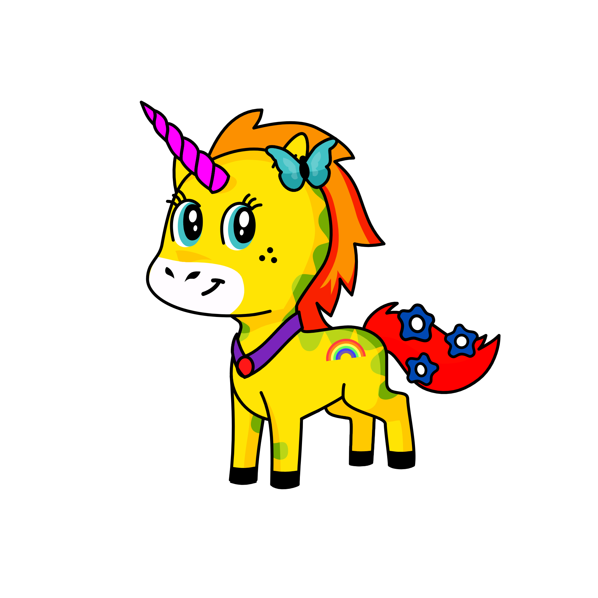 Rainbow🌈, the unicorn