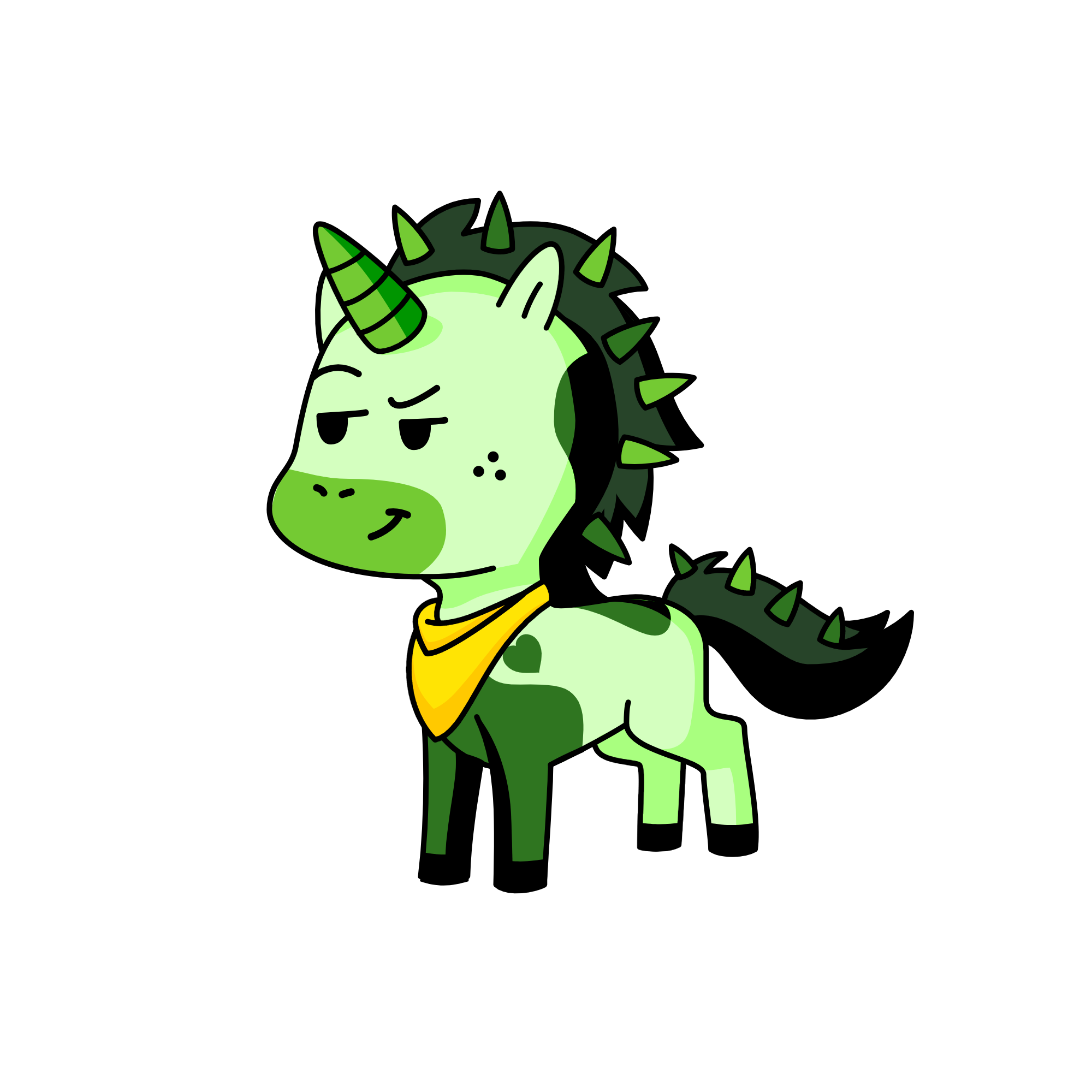 SILVER, the unicorn