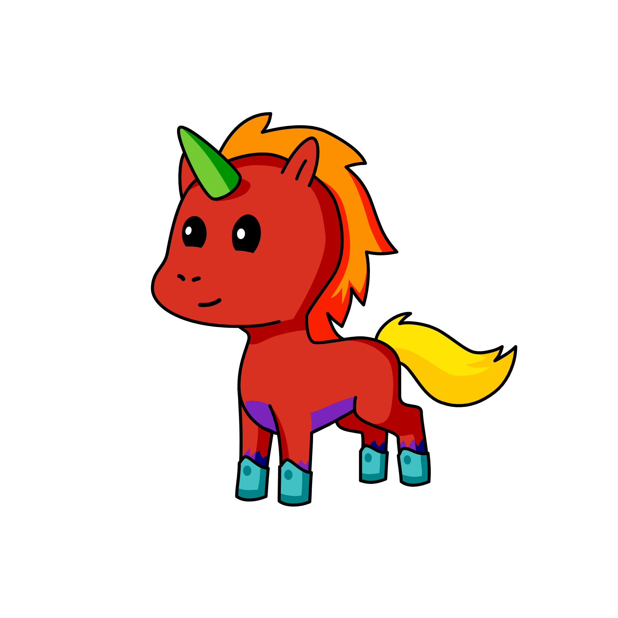 rainbow, the unicorn