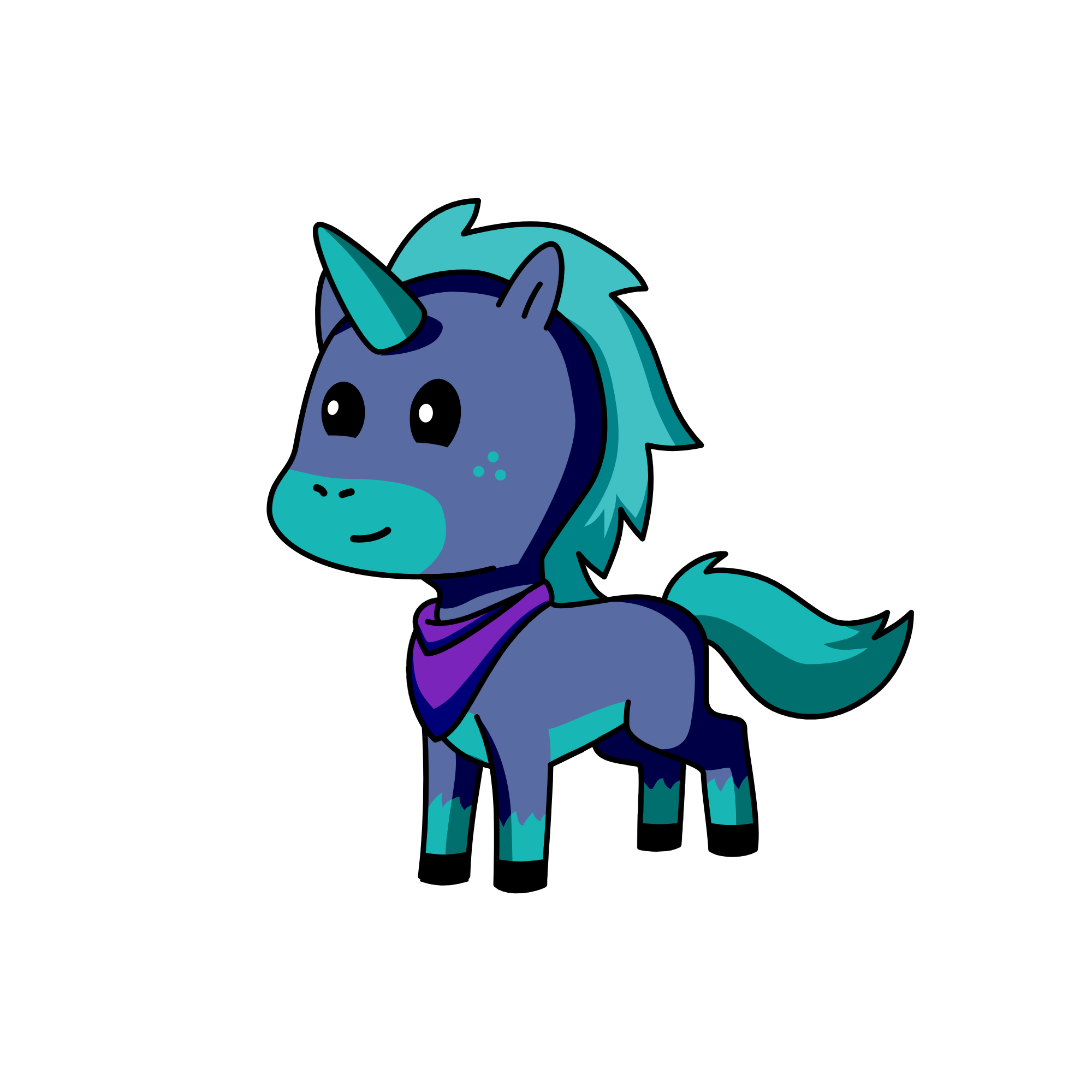 silver, the unicorn