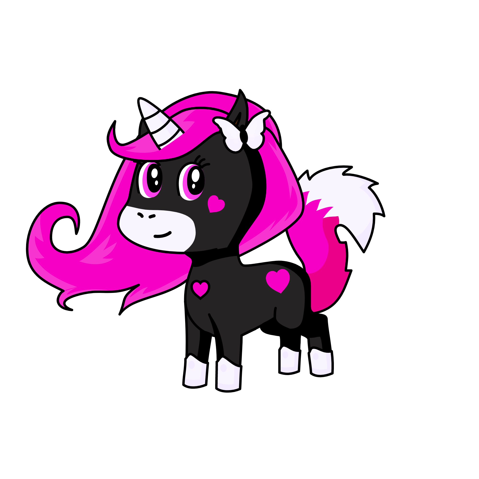 Midnight, the unicorn