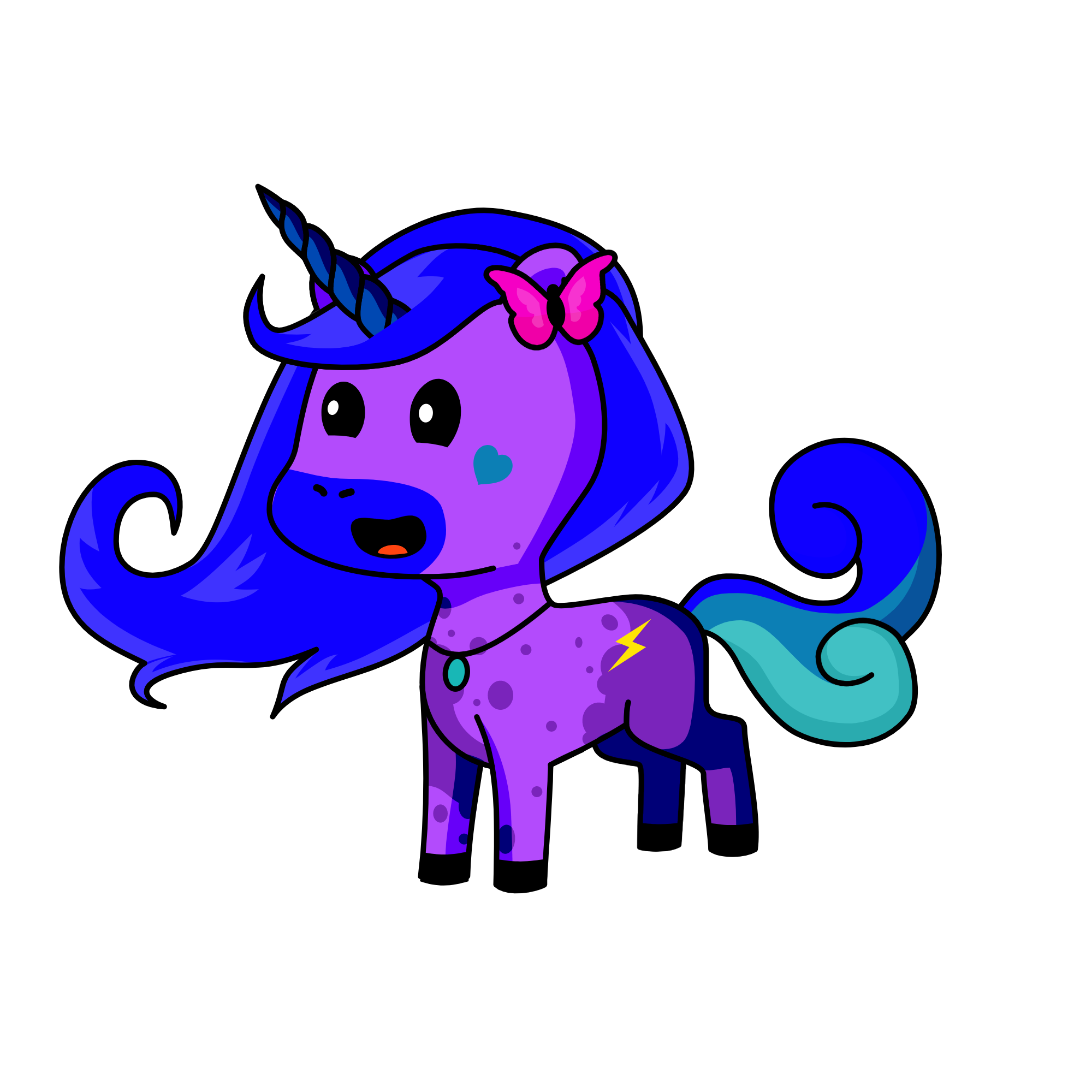 lightning, the unicorn