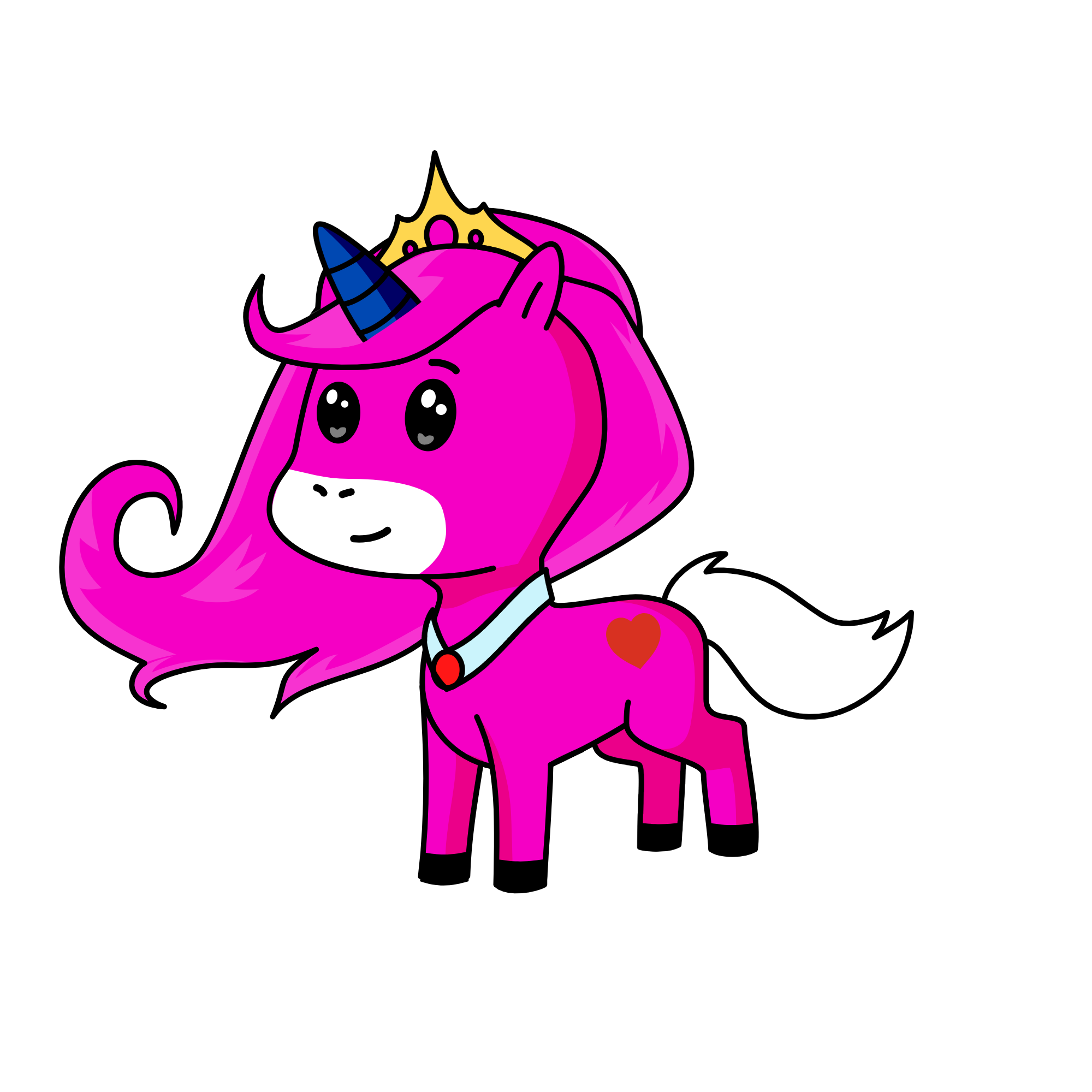 pinky, the unicorn