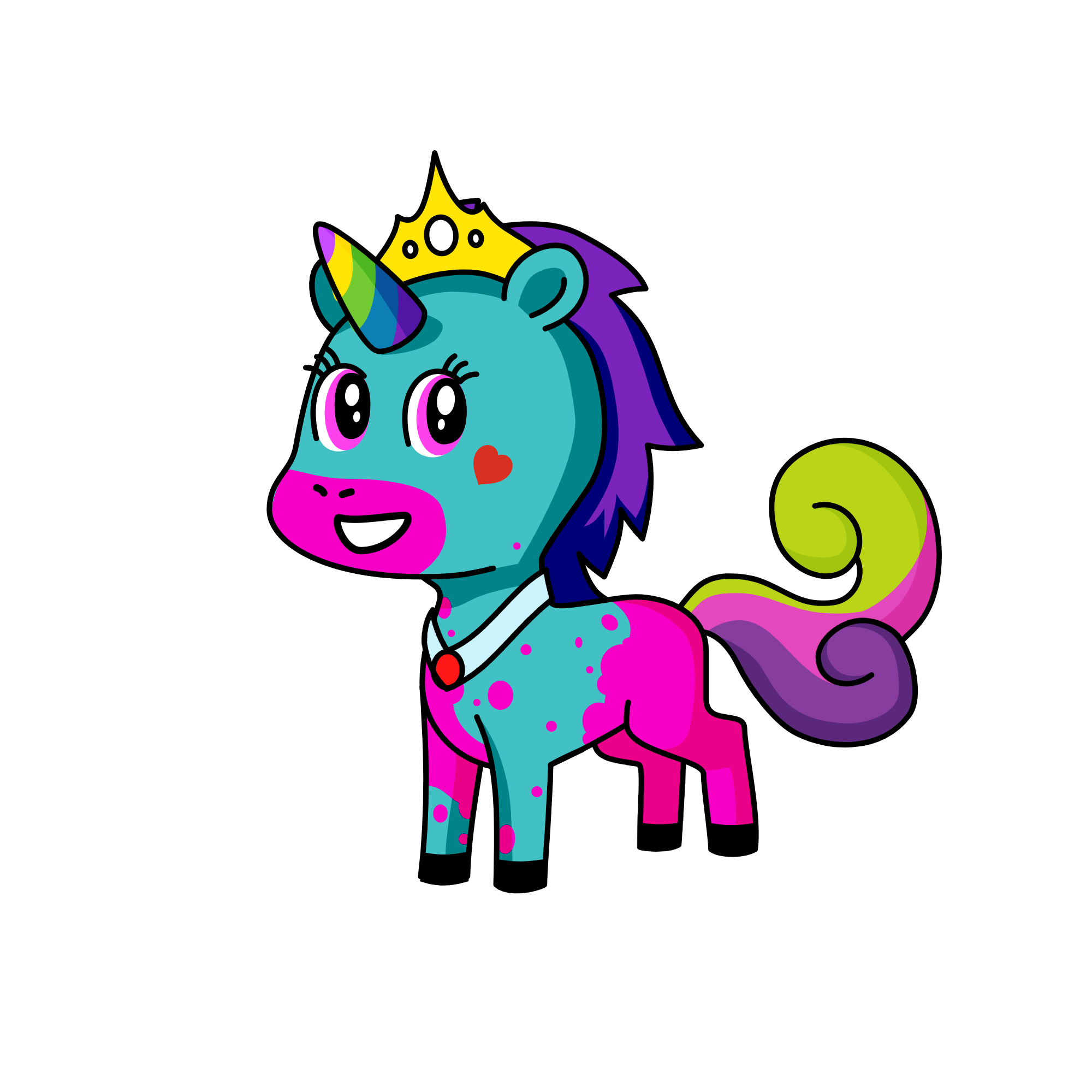cute unicorns, the unicorn