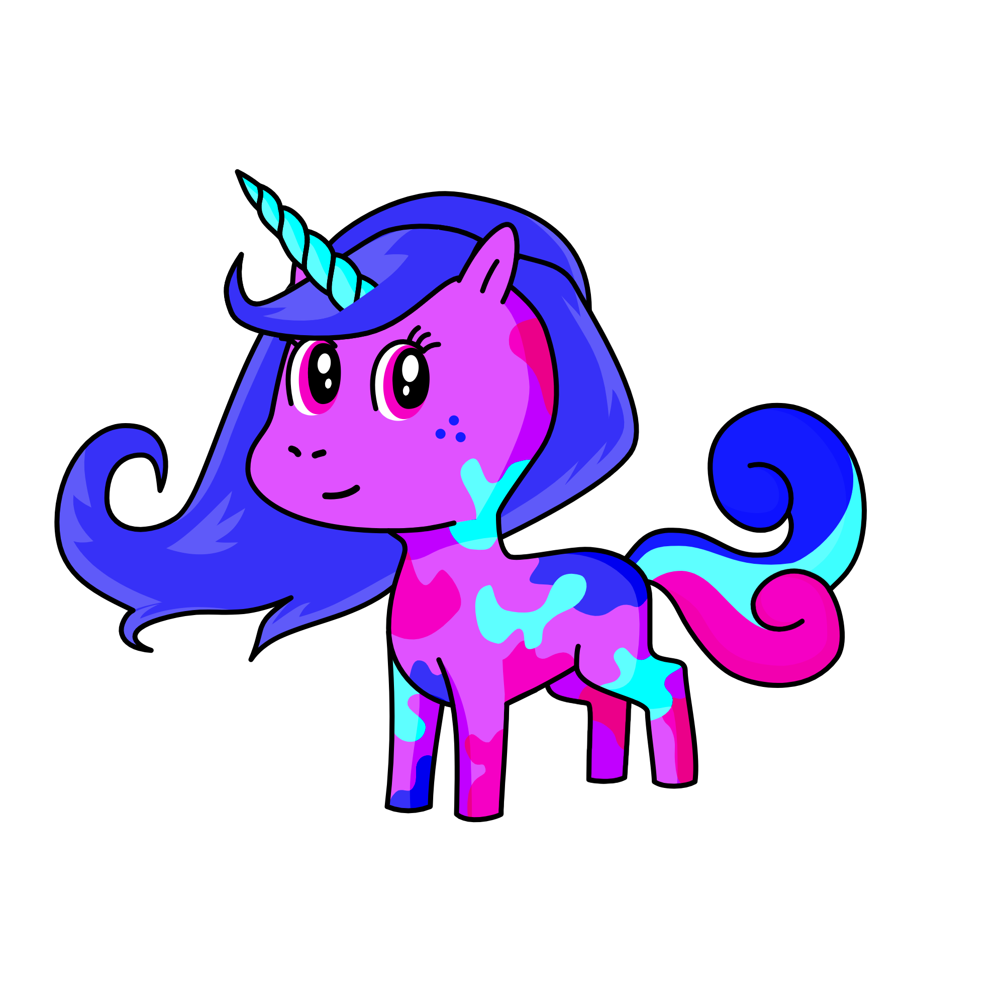 glow, the unicorn