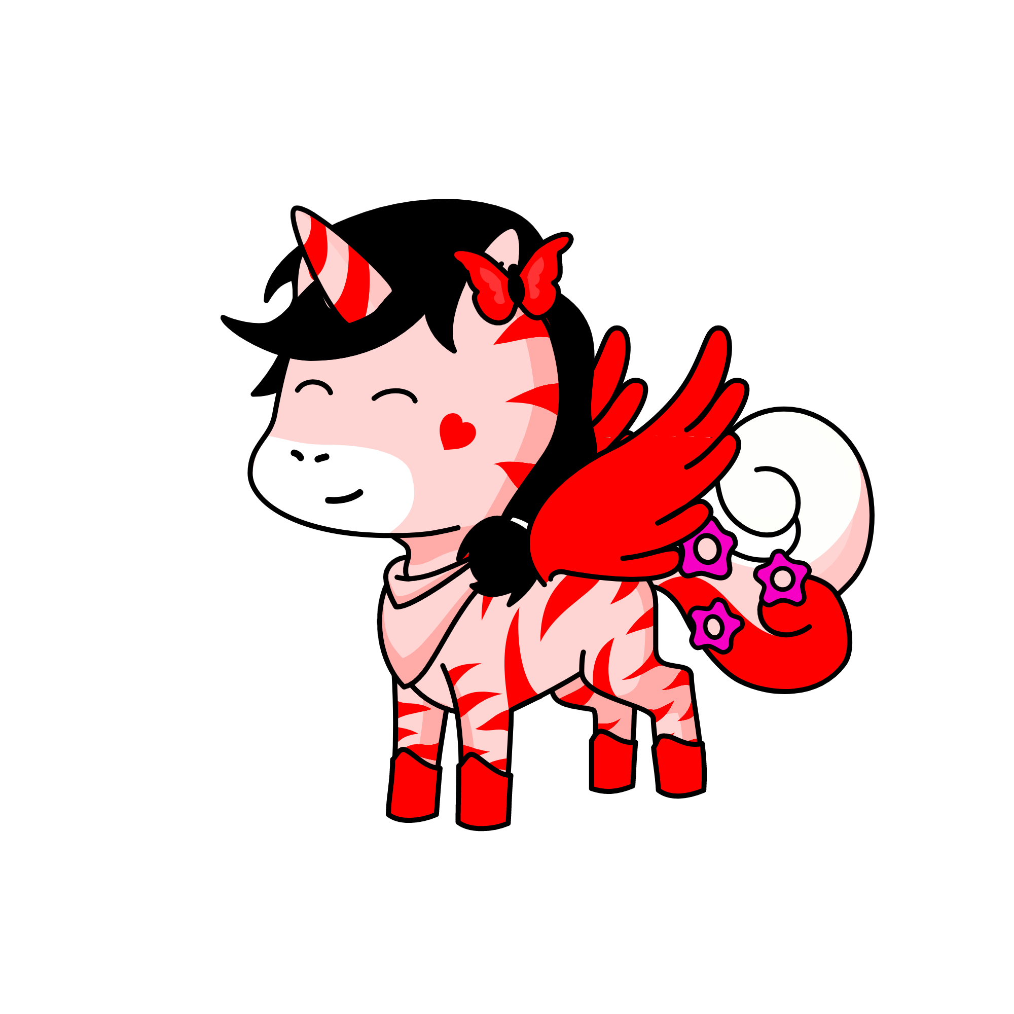 cerise, the unicorn