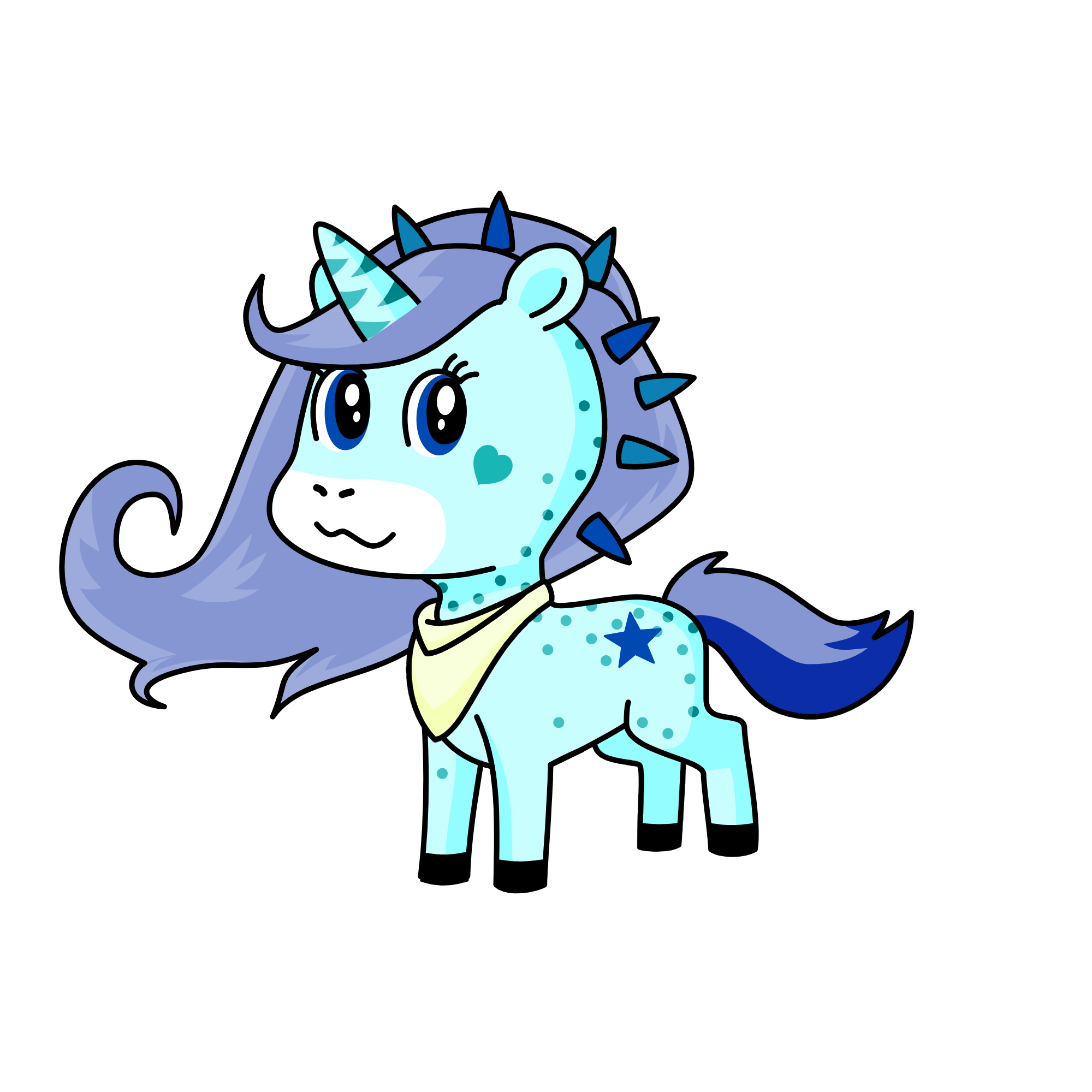 unicornio de las nieves, the unicorn