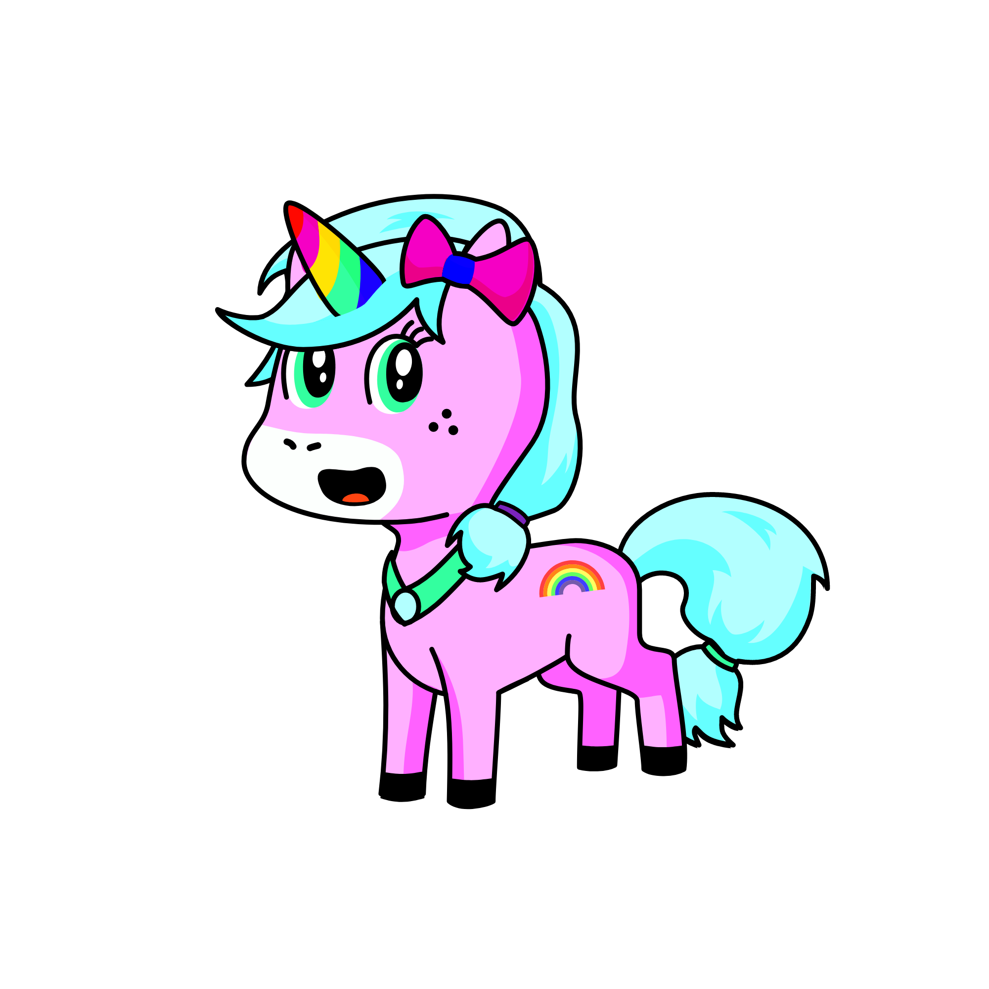 arco-íris, the unicorn
