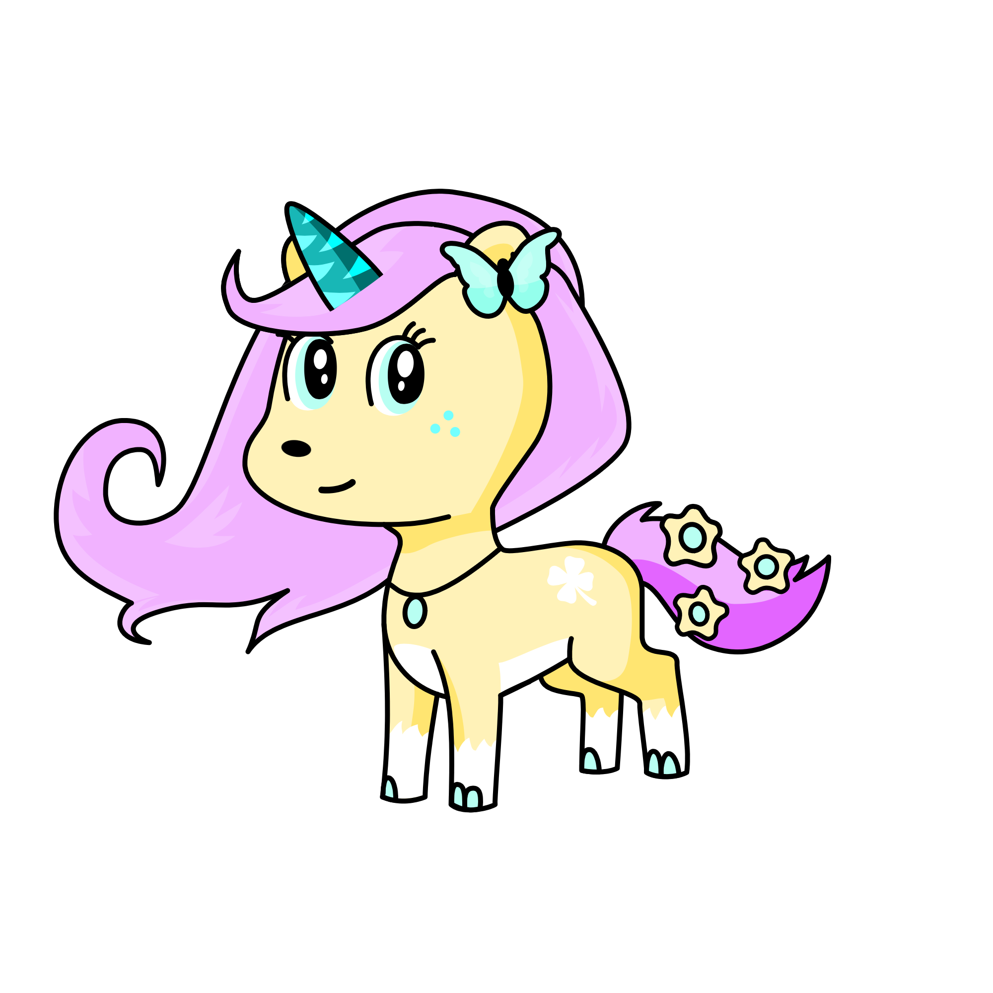 Spring, the unicorn