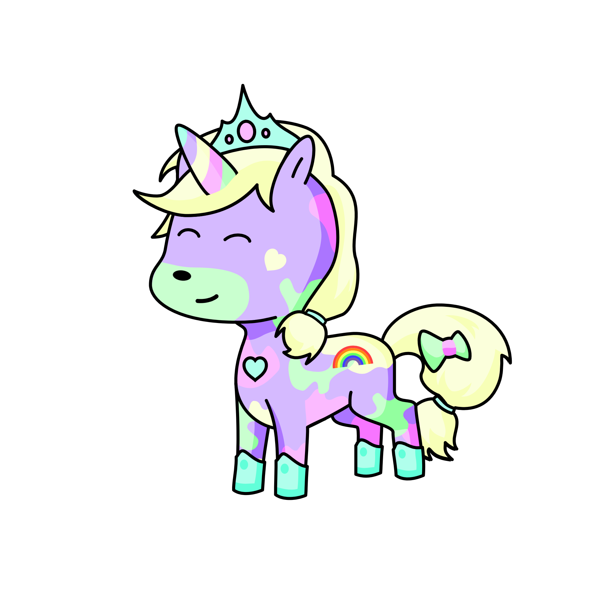 Pastel, the unicorn