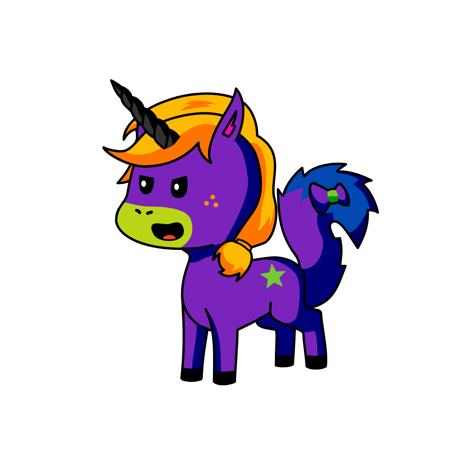 Midnight, the unicorn