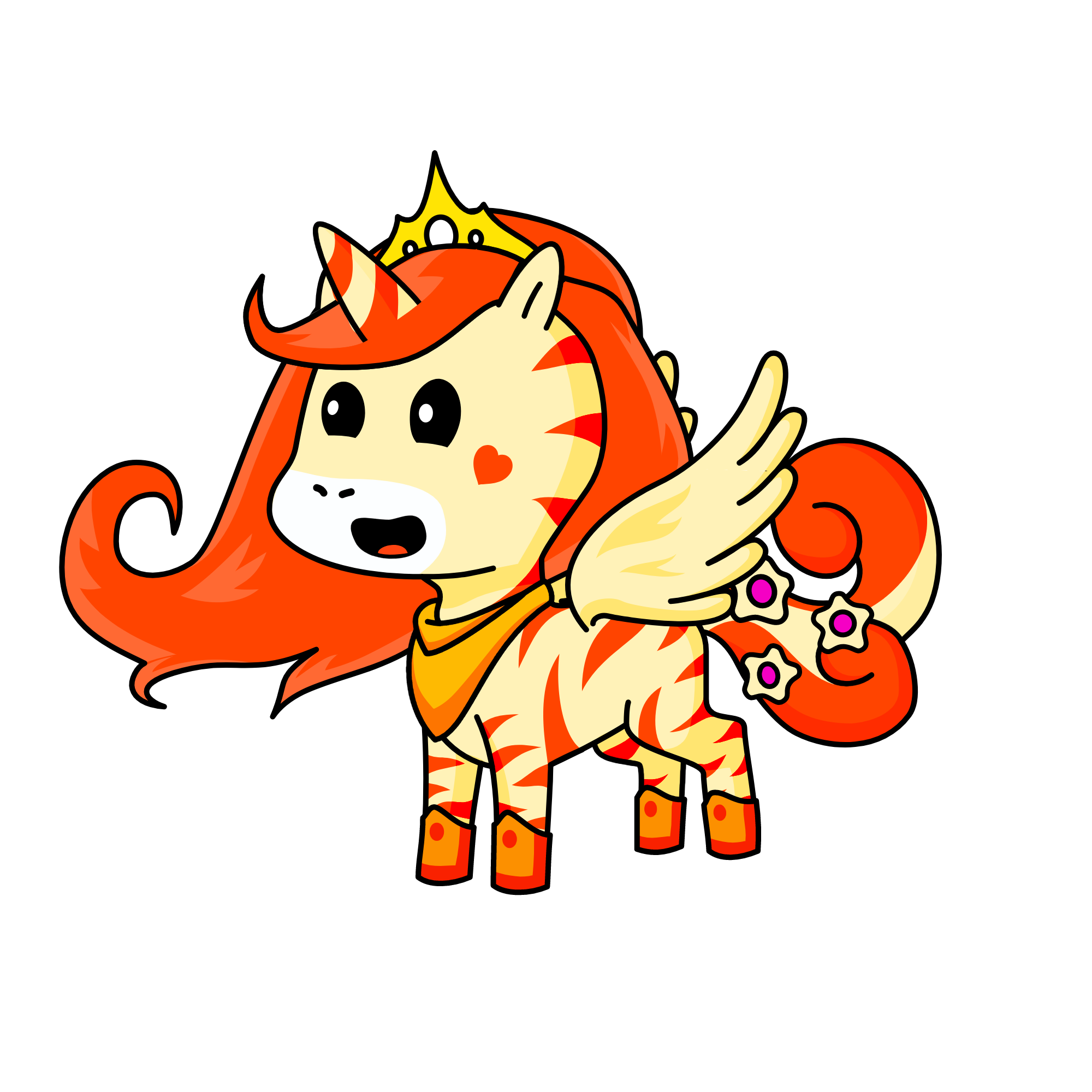 Solar flare, the unicorn