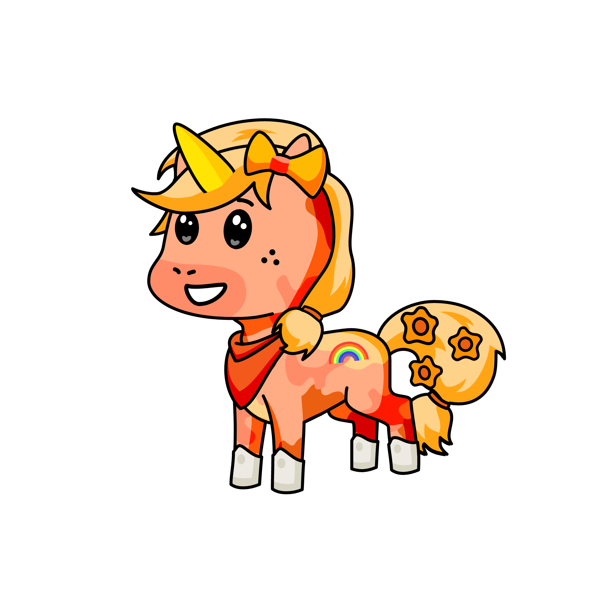 Cupcake, the unicorn