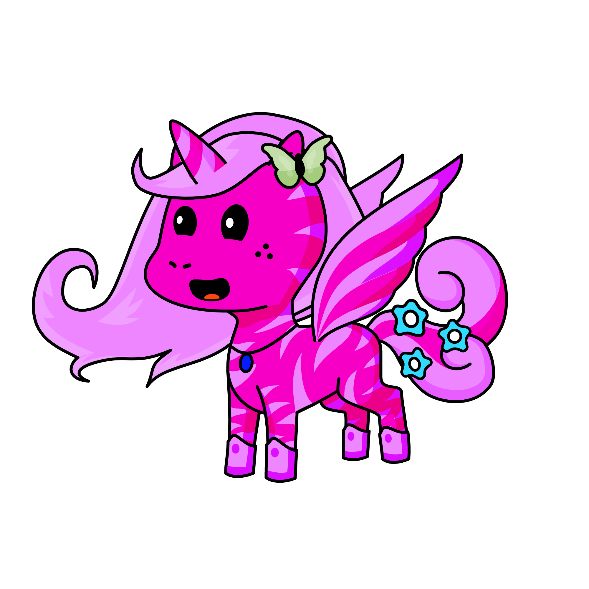 Cotton, the unicorn