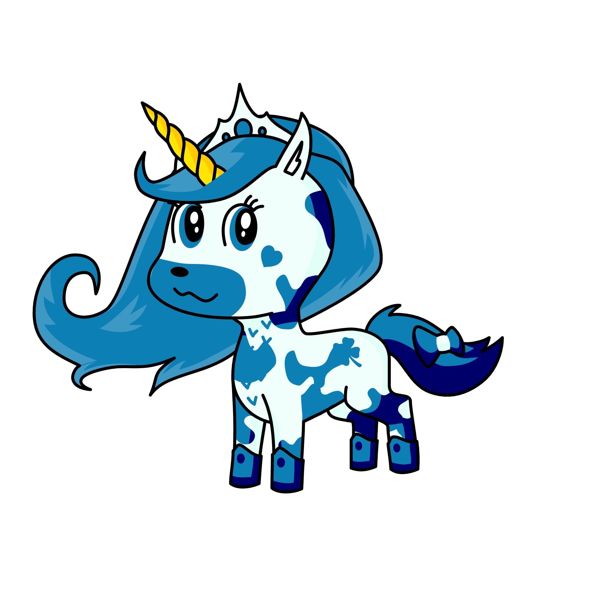 blueie, the unicorn