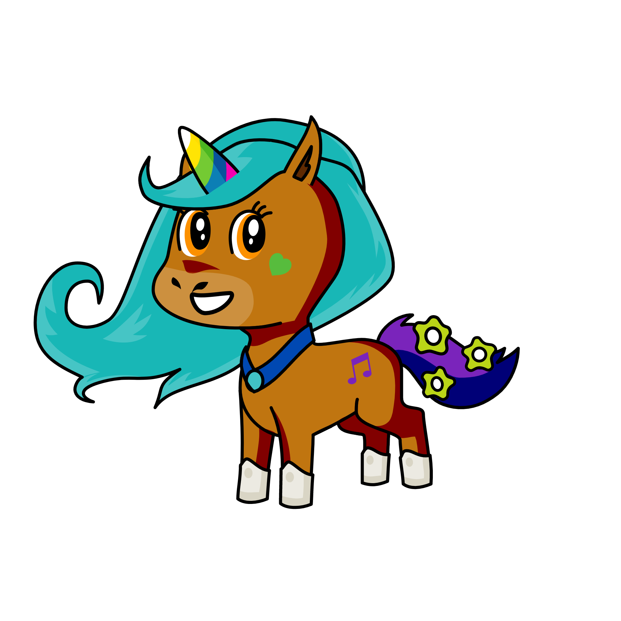 shiny, the unicorn