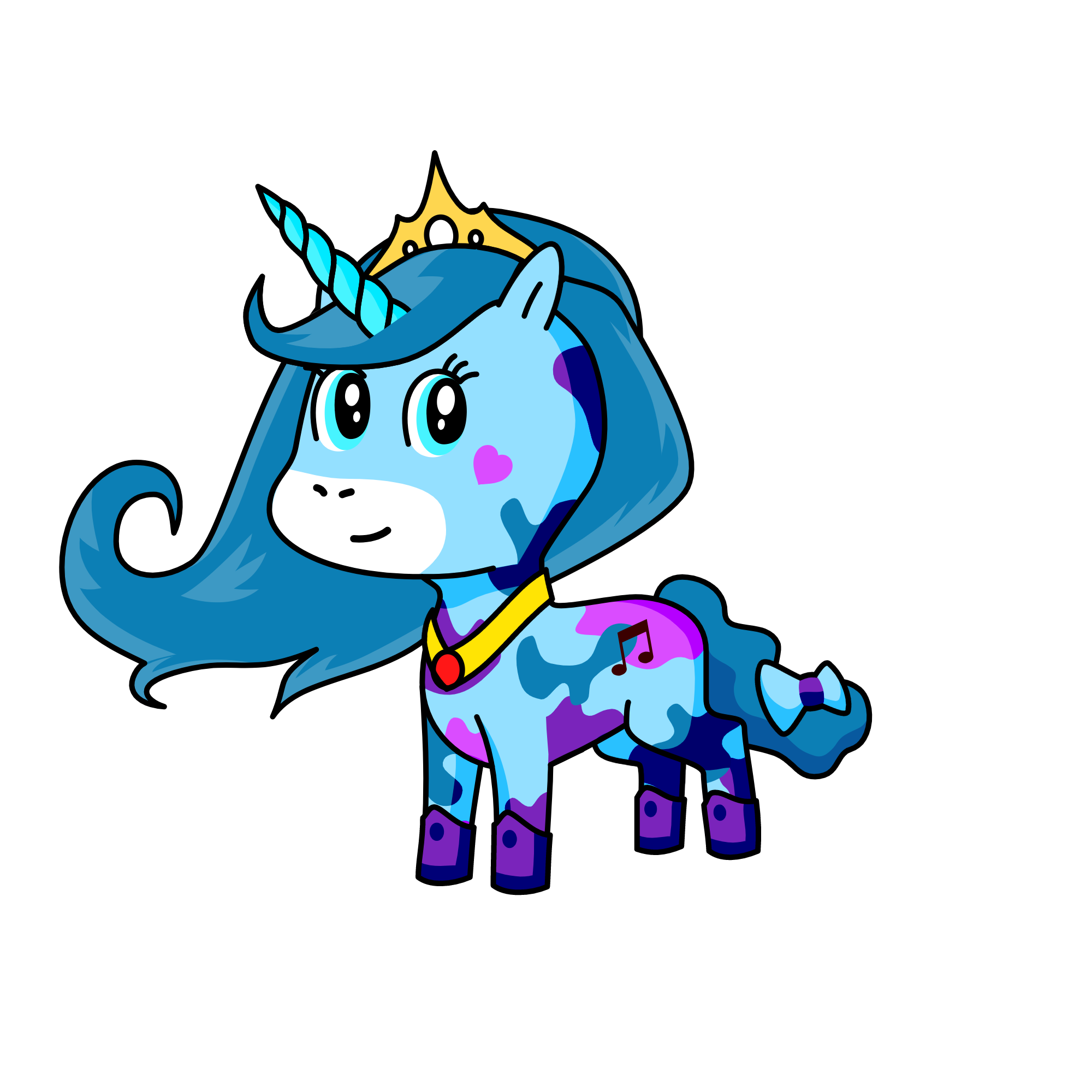 bloomy, the unicorn