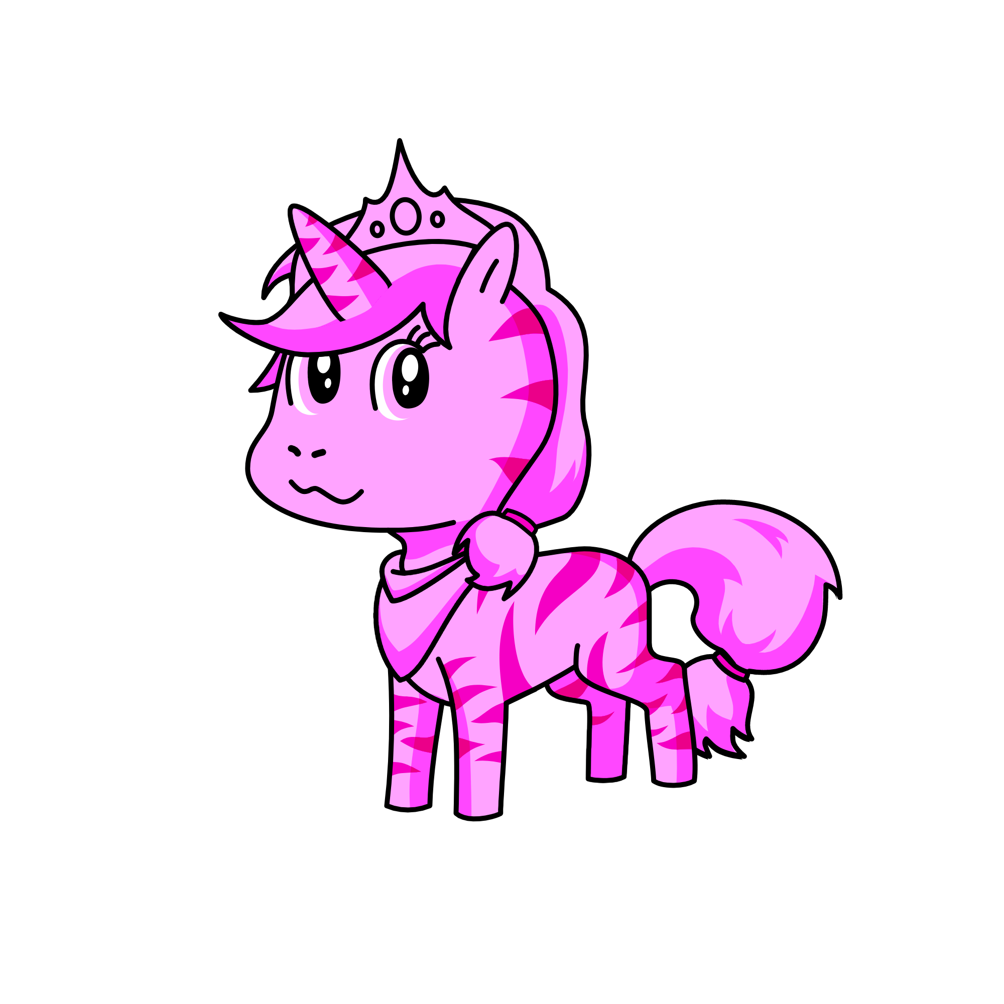 Rare Pink Unicorn, the unicorn