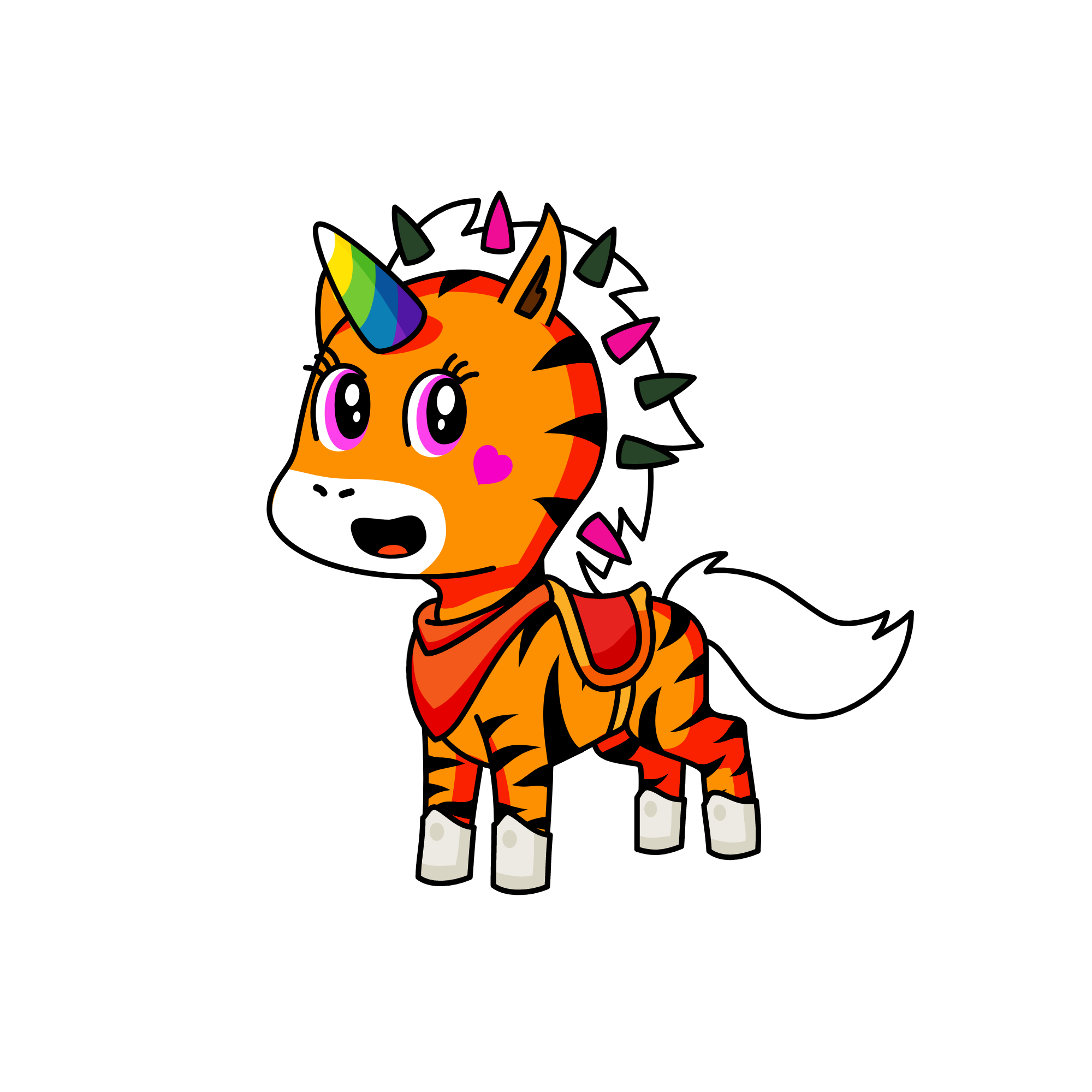 pony, the unicorn