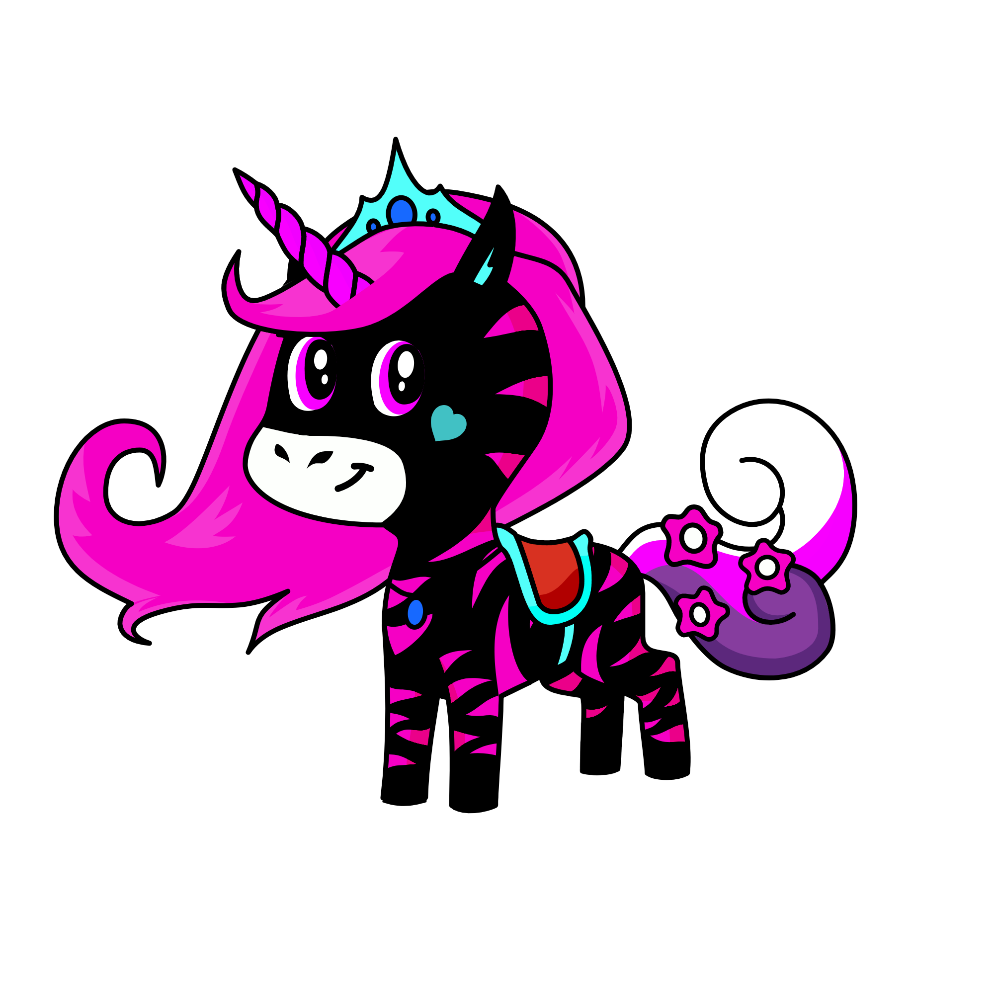 fluf, the unicorn