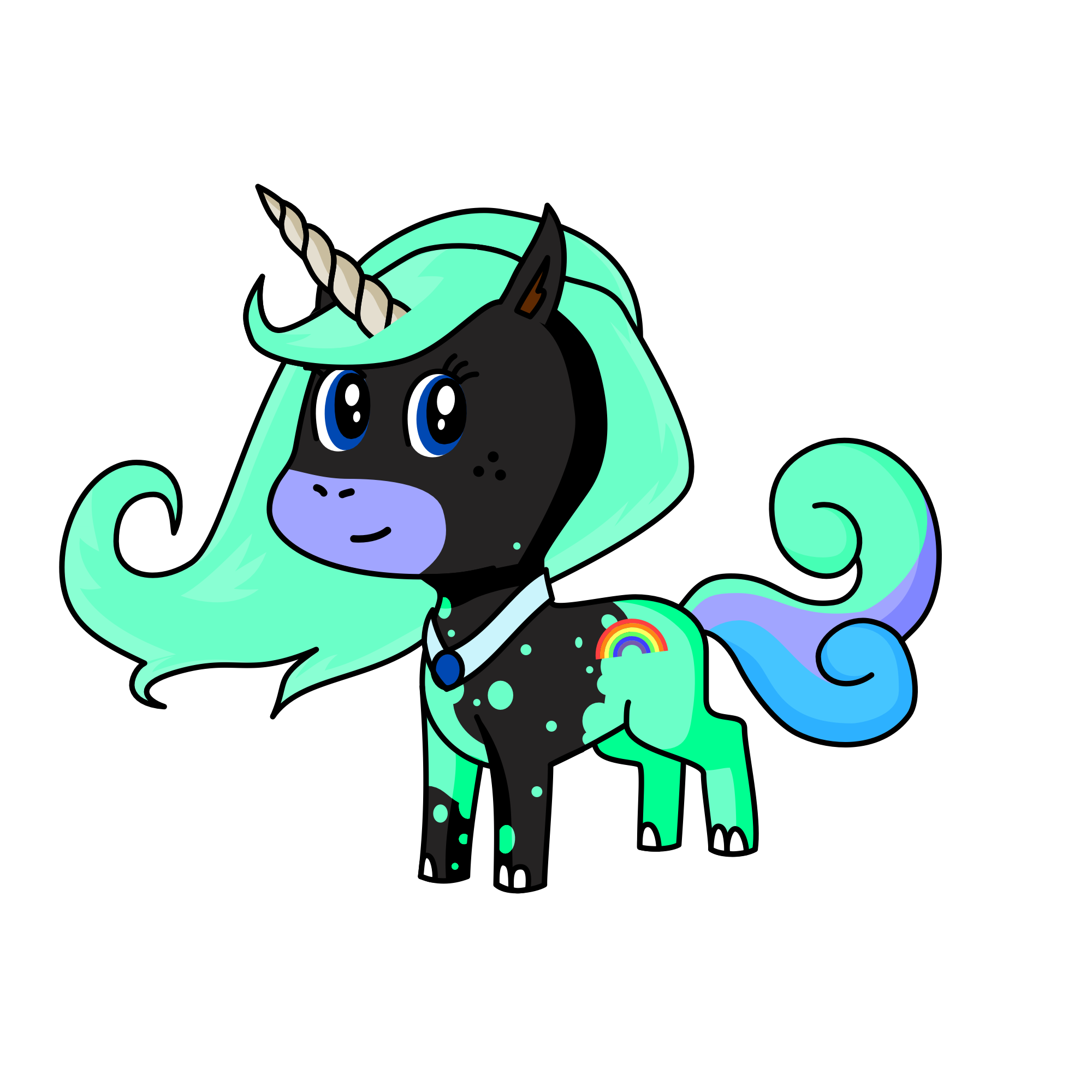 Misty, the unicorn