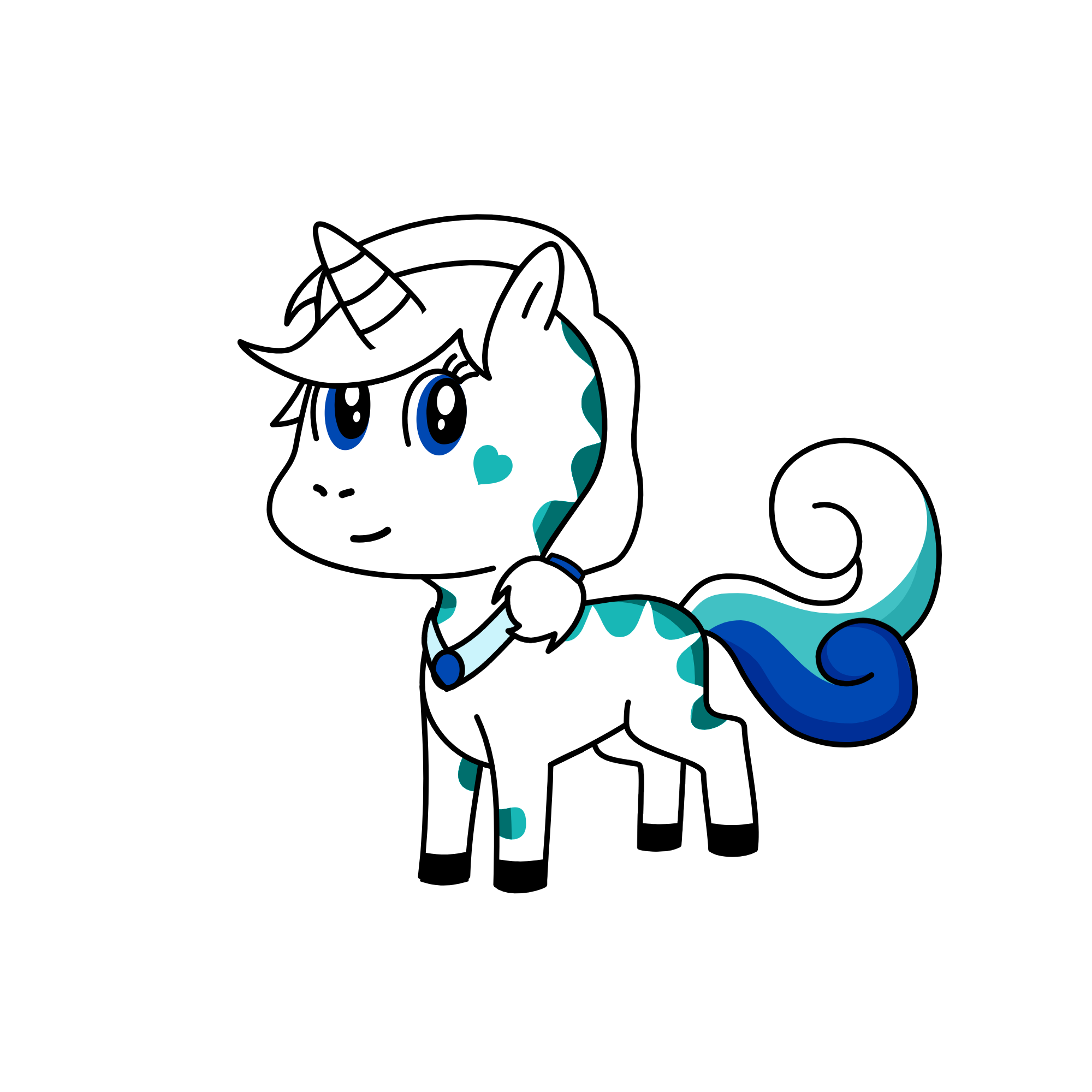 aqua , the unicorn