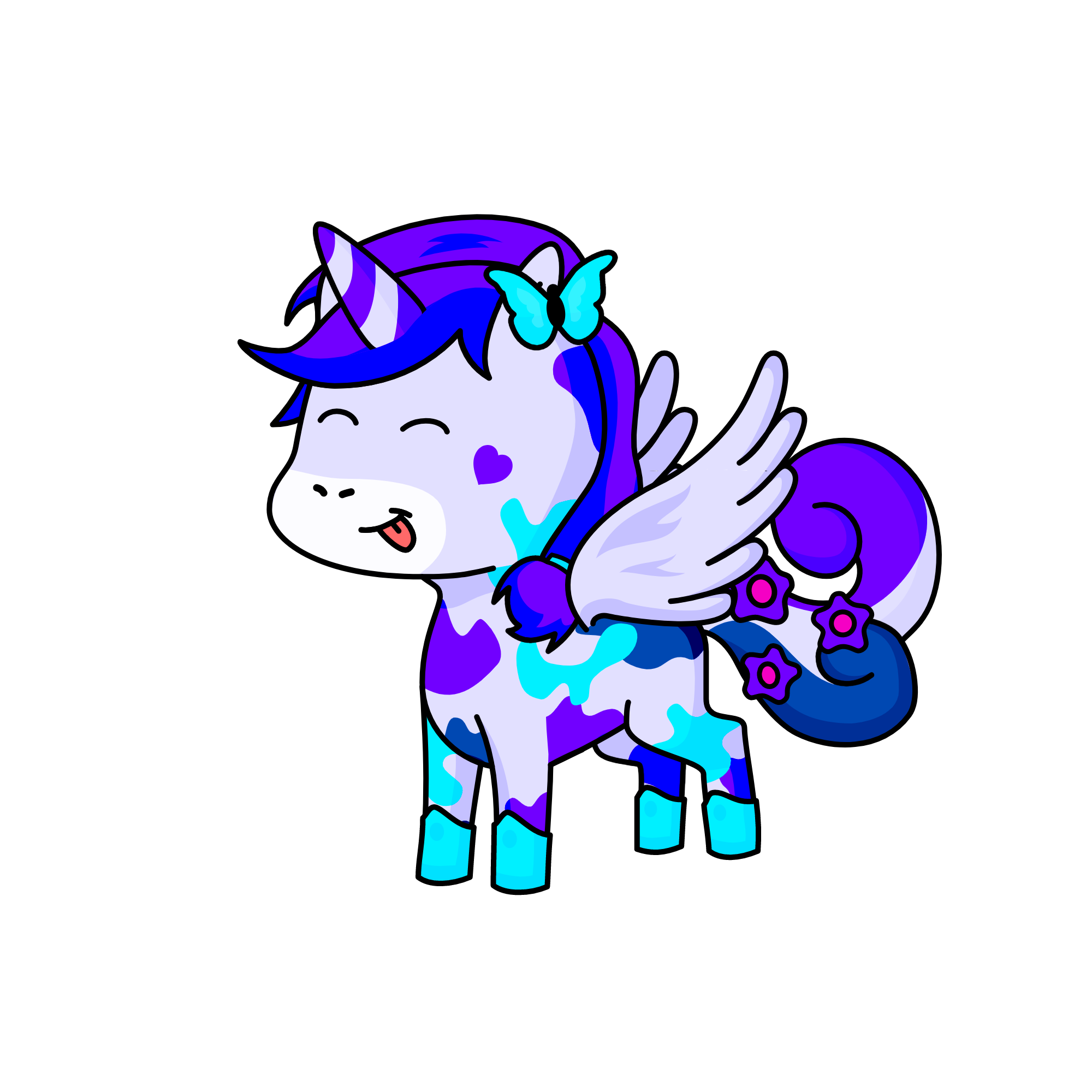 Perriwinkle, the unicorn