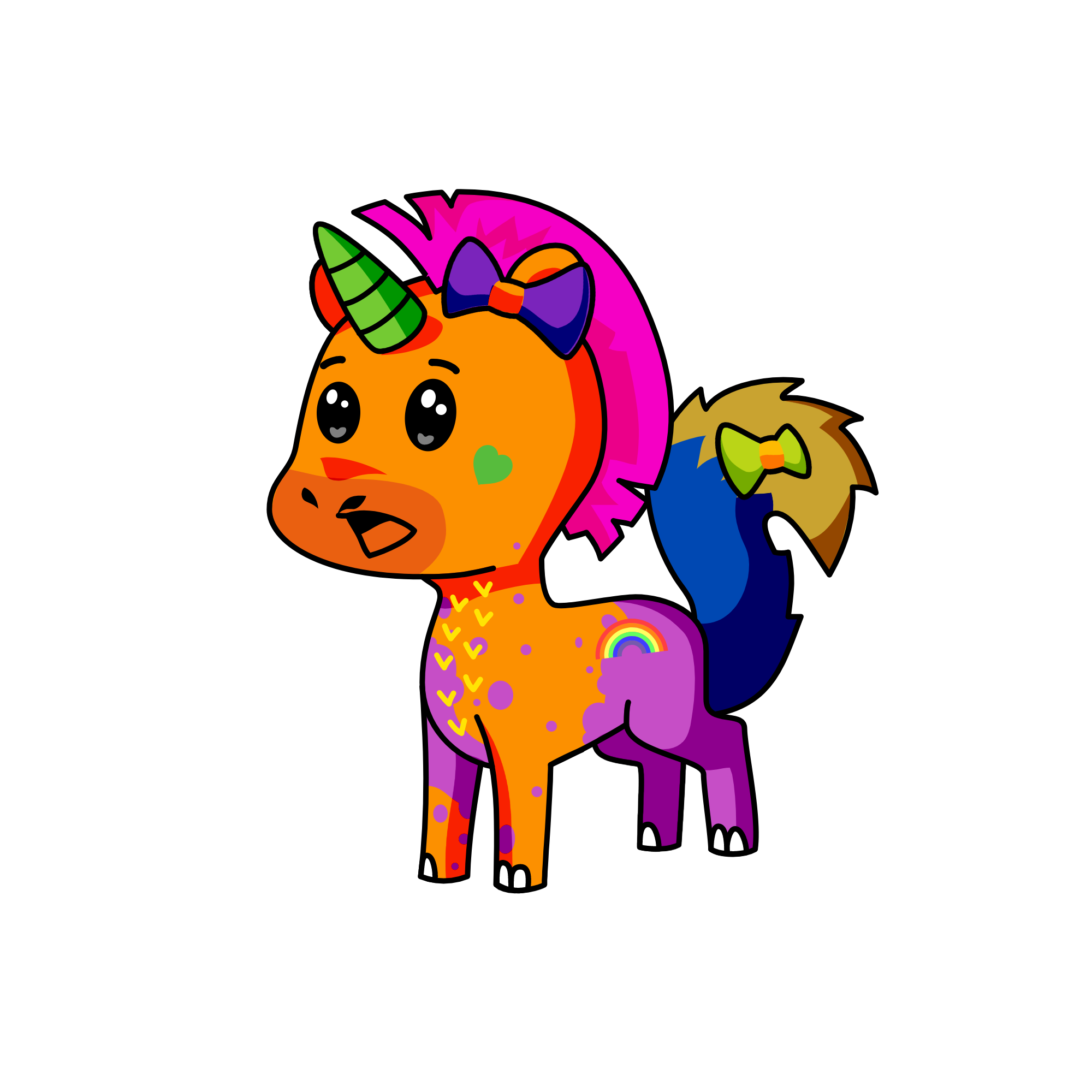 Mohawk grl, the unicorn