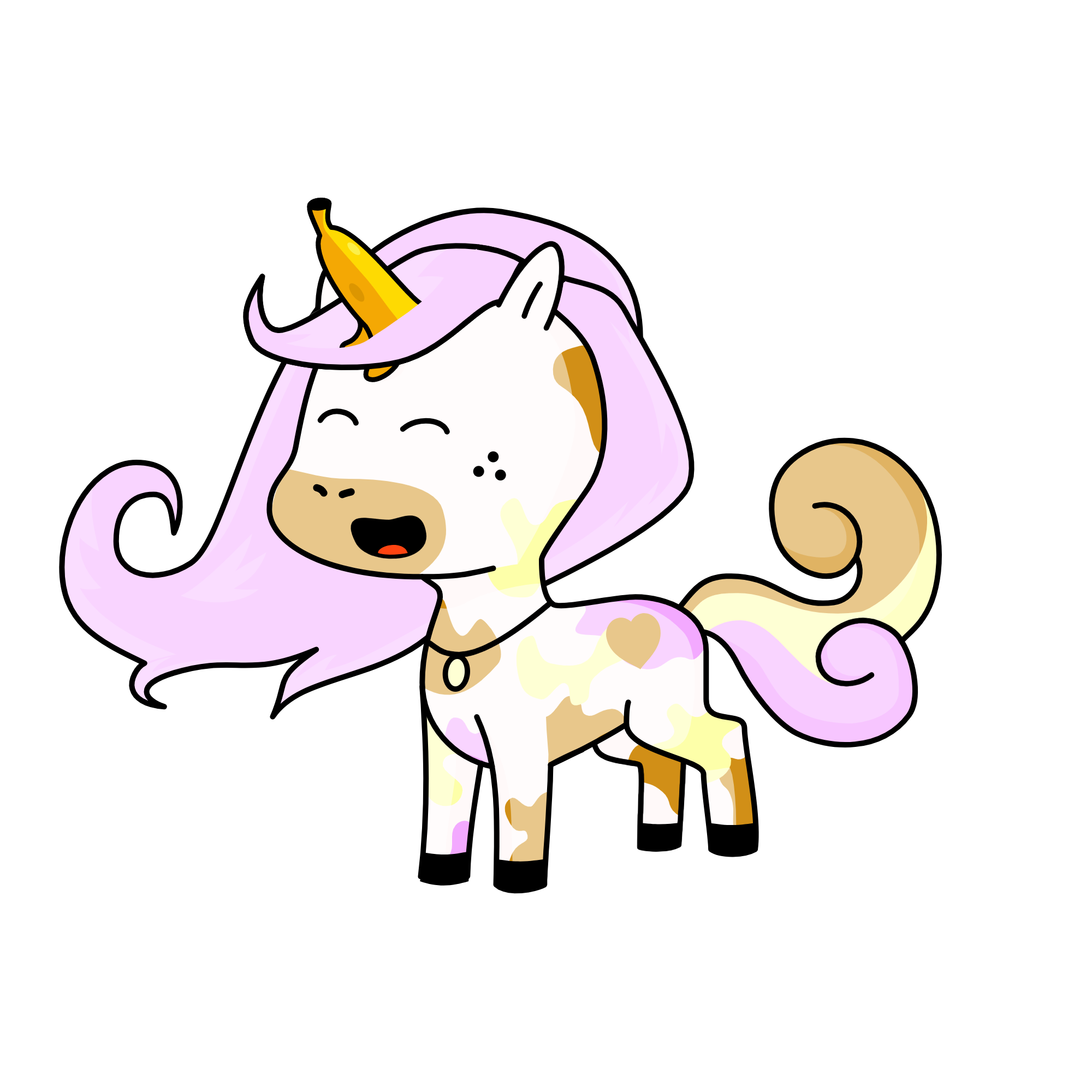Mrs. Banana Split, the unicorn