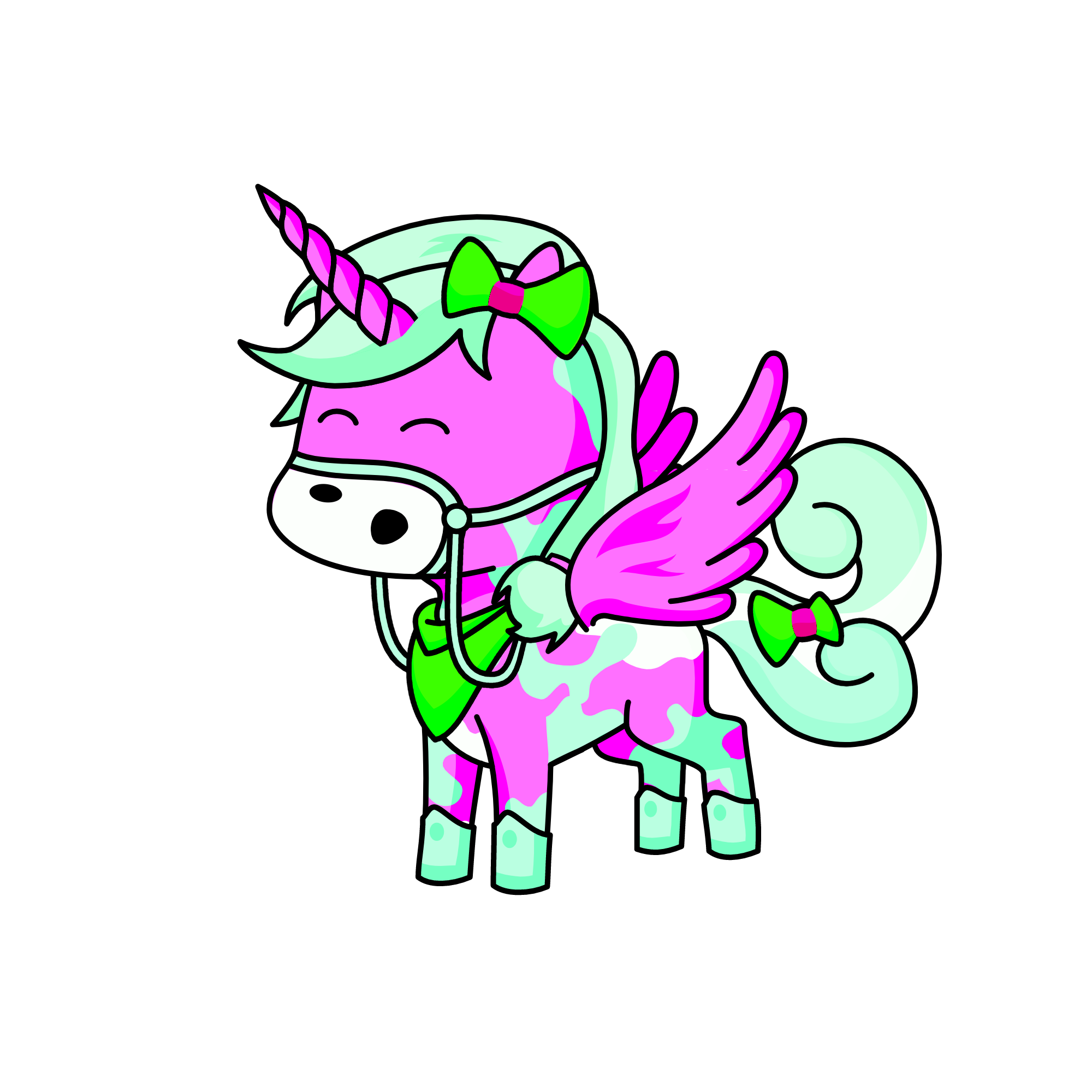 Rassberry, the unicorn
