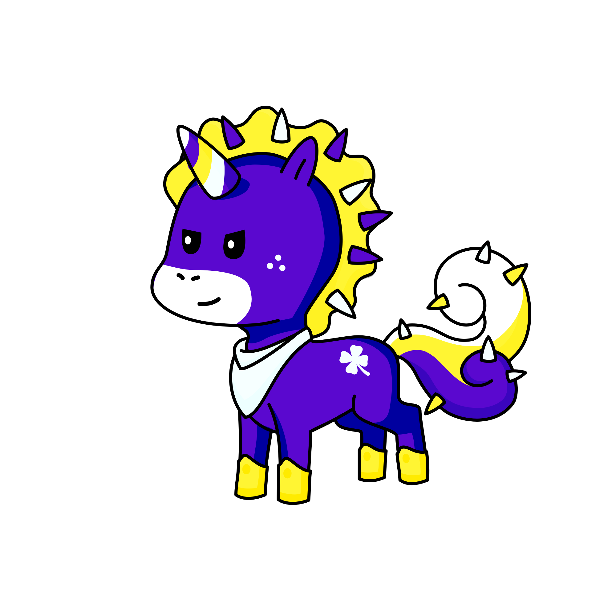 Yurple , the unicorn