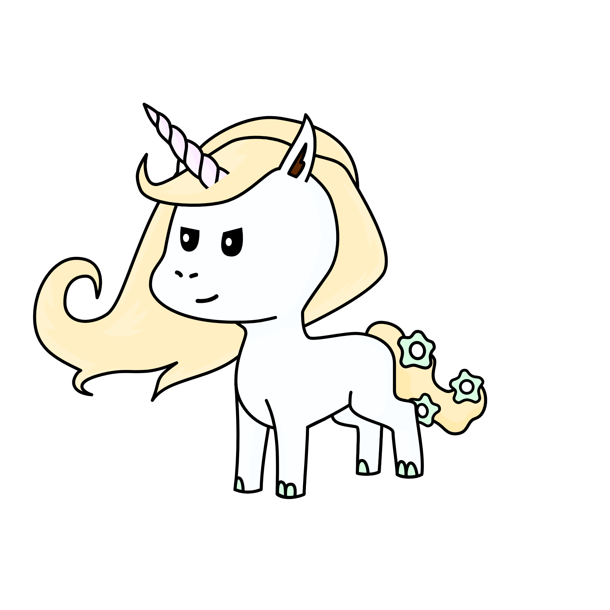 pastel, the unicorn