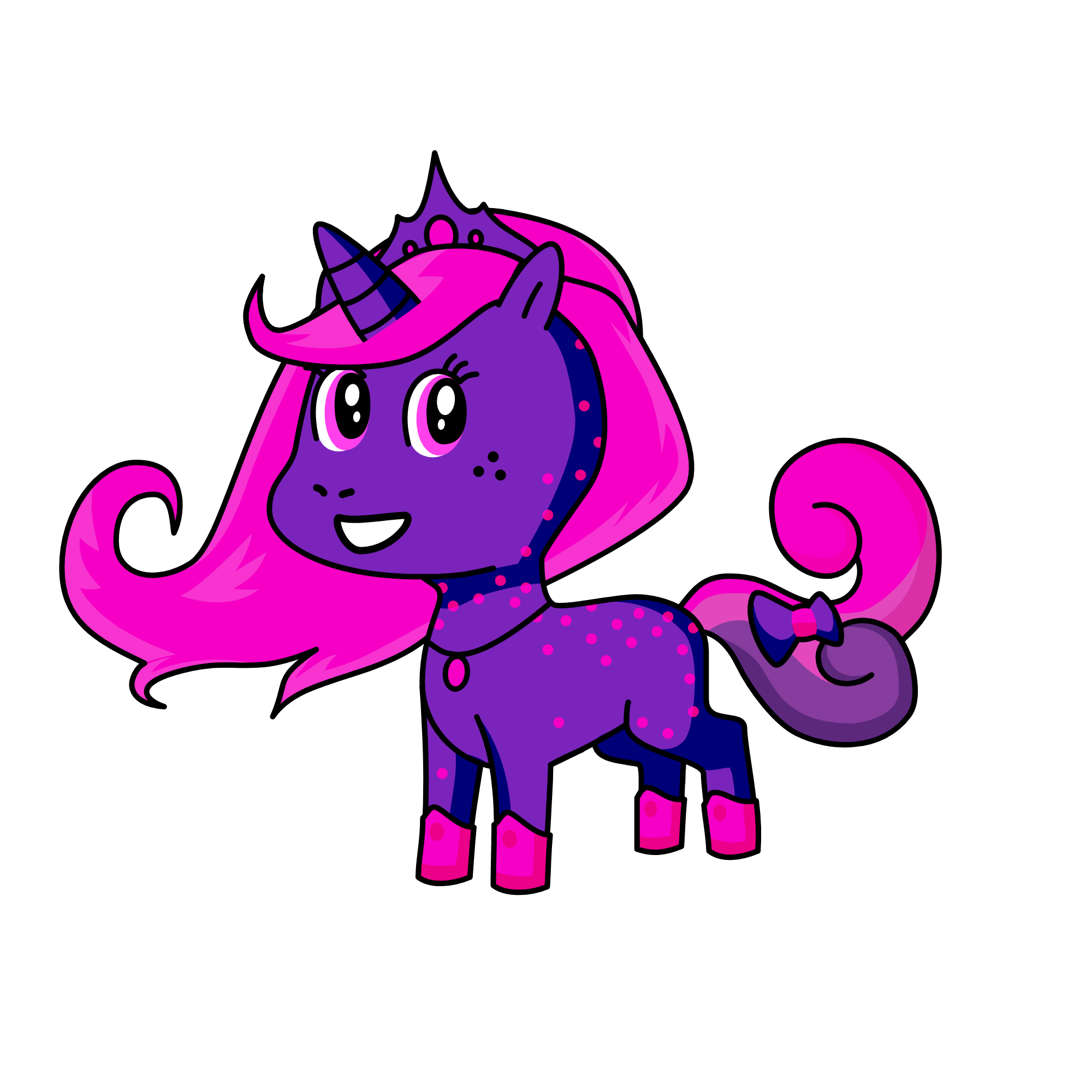 pinky, the unicorn