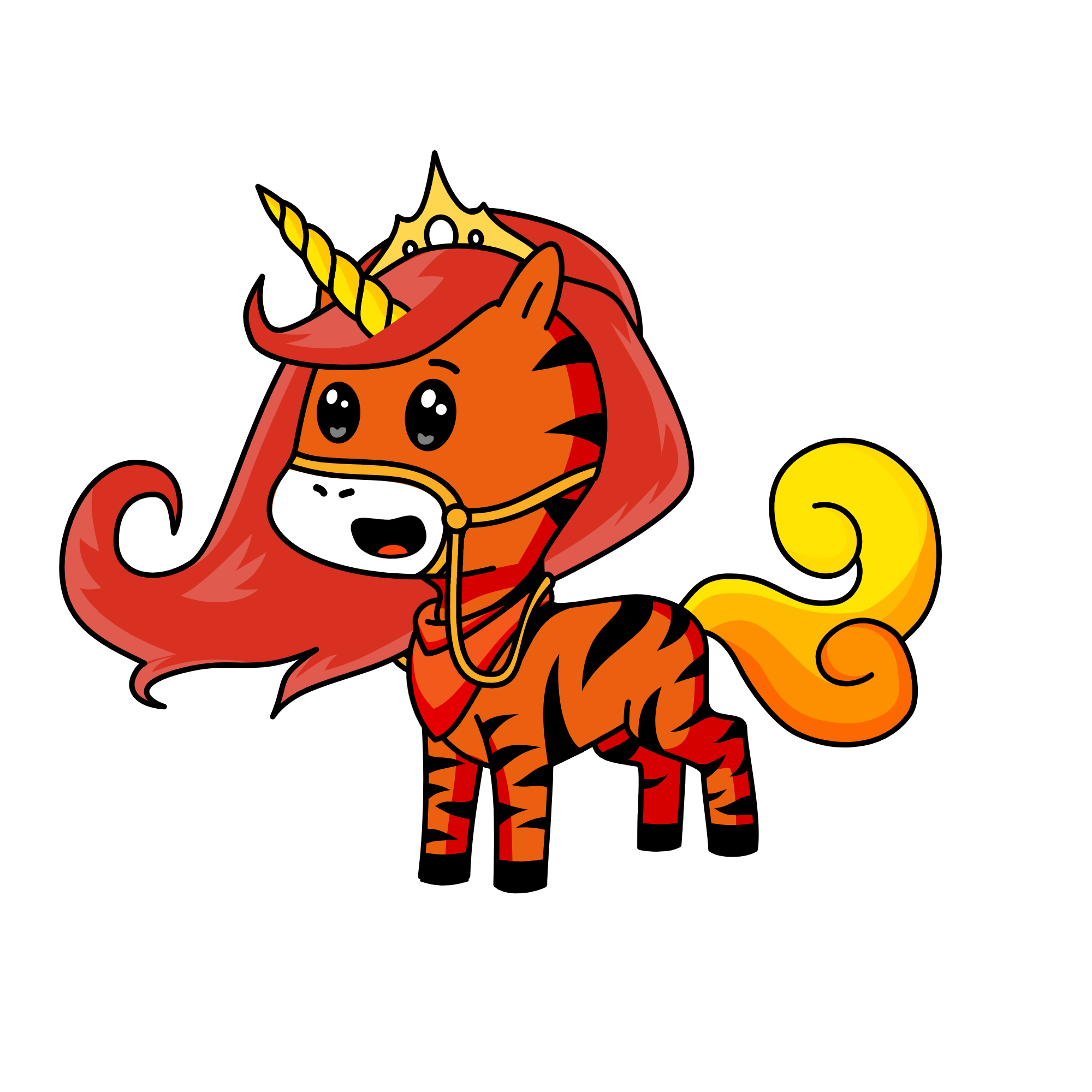 sunset, the unicorn