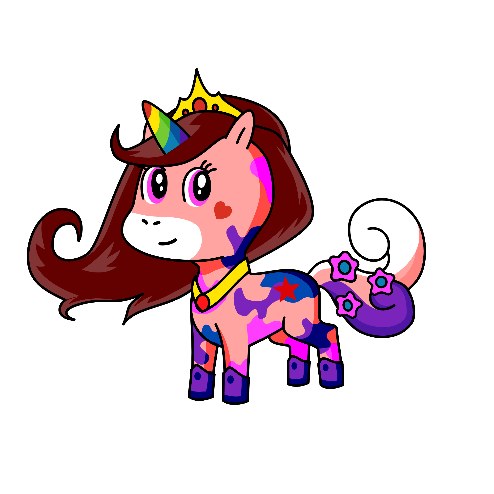 spinny , the unicorn