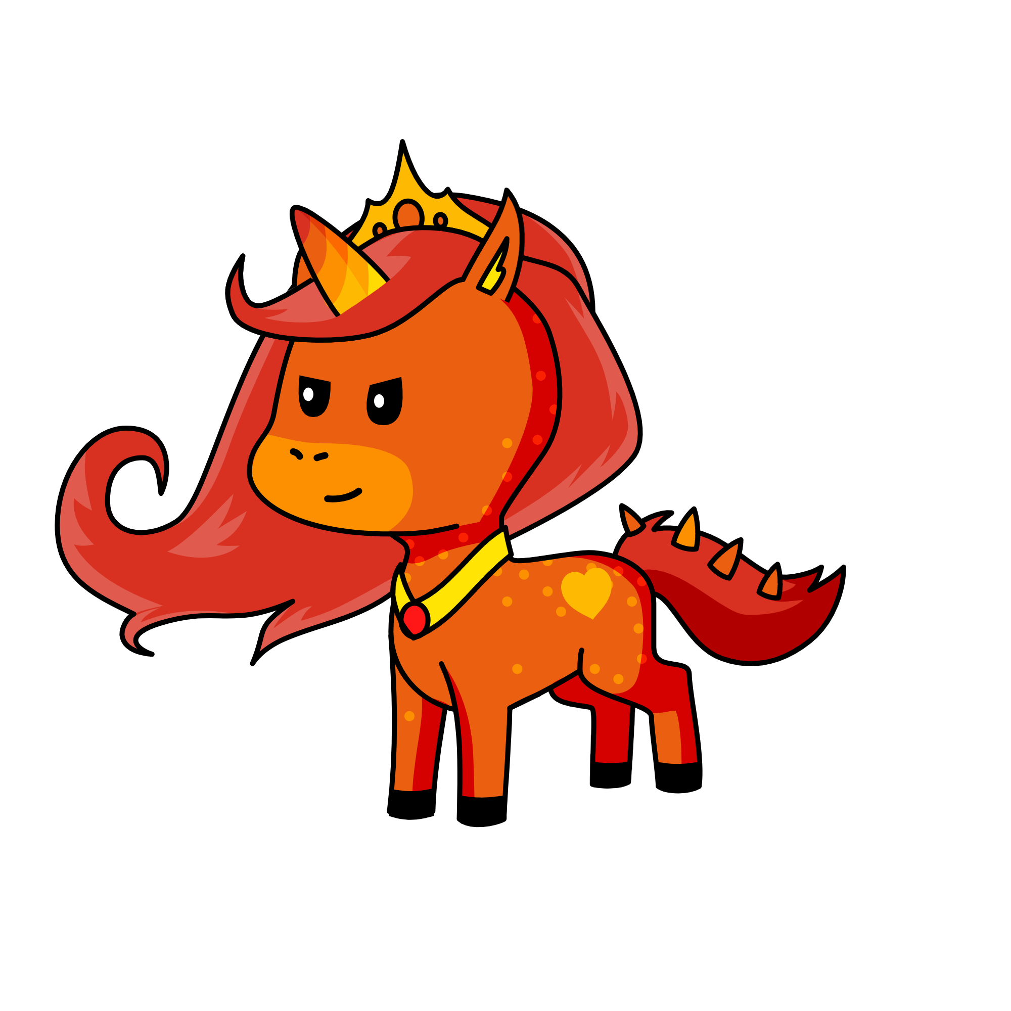 Fire Godness, the unicorn