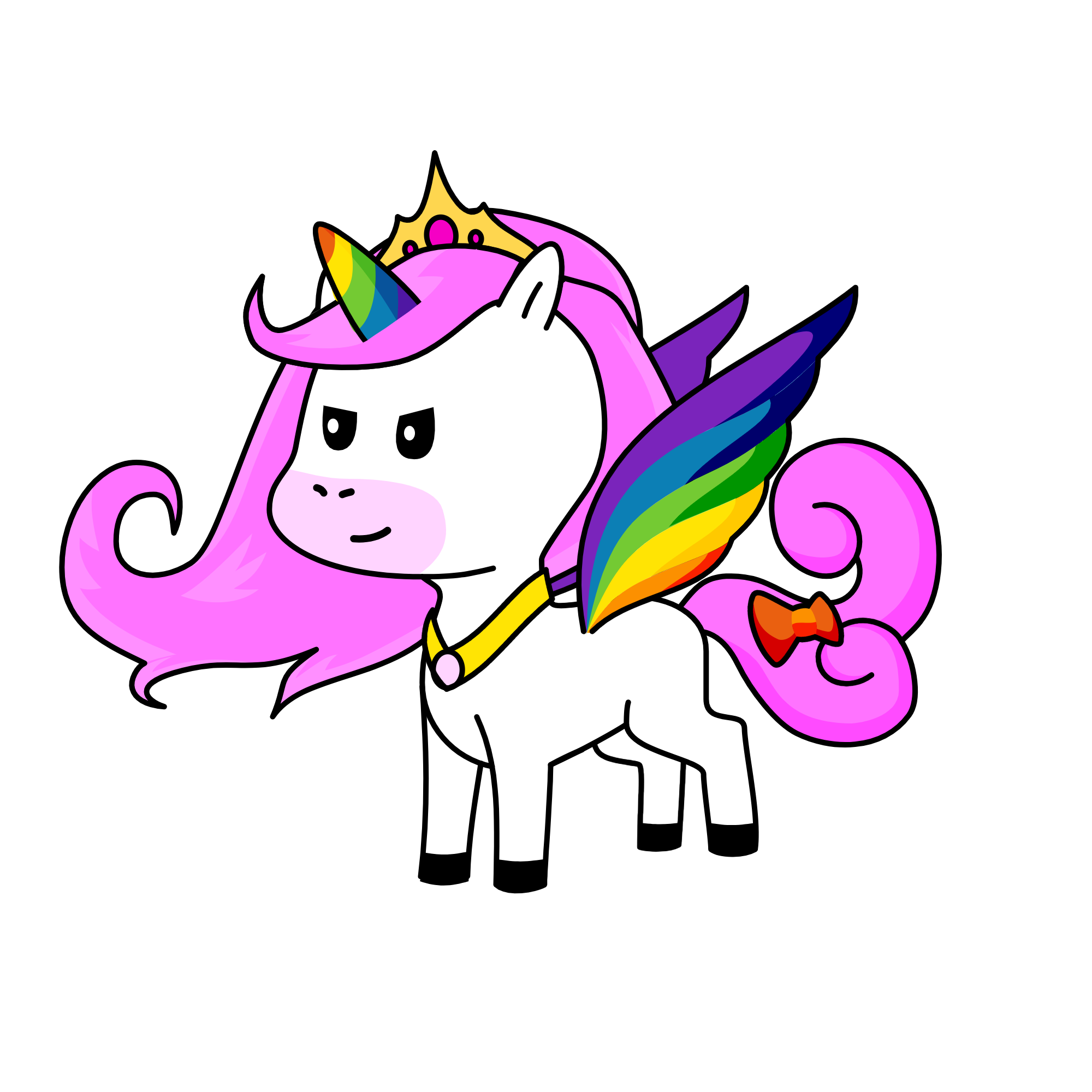Rainbow God, the unicorn