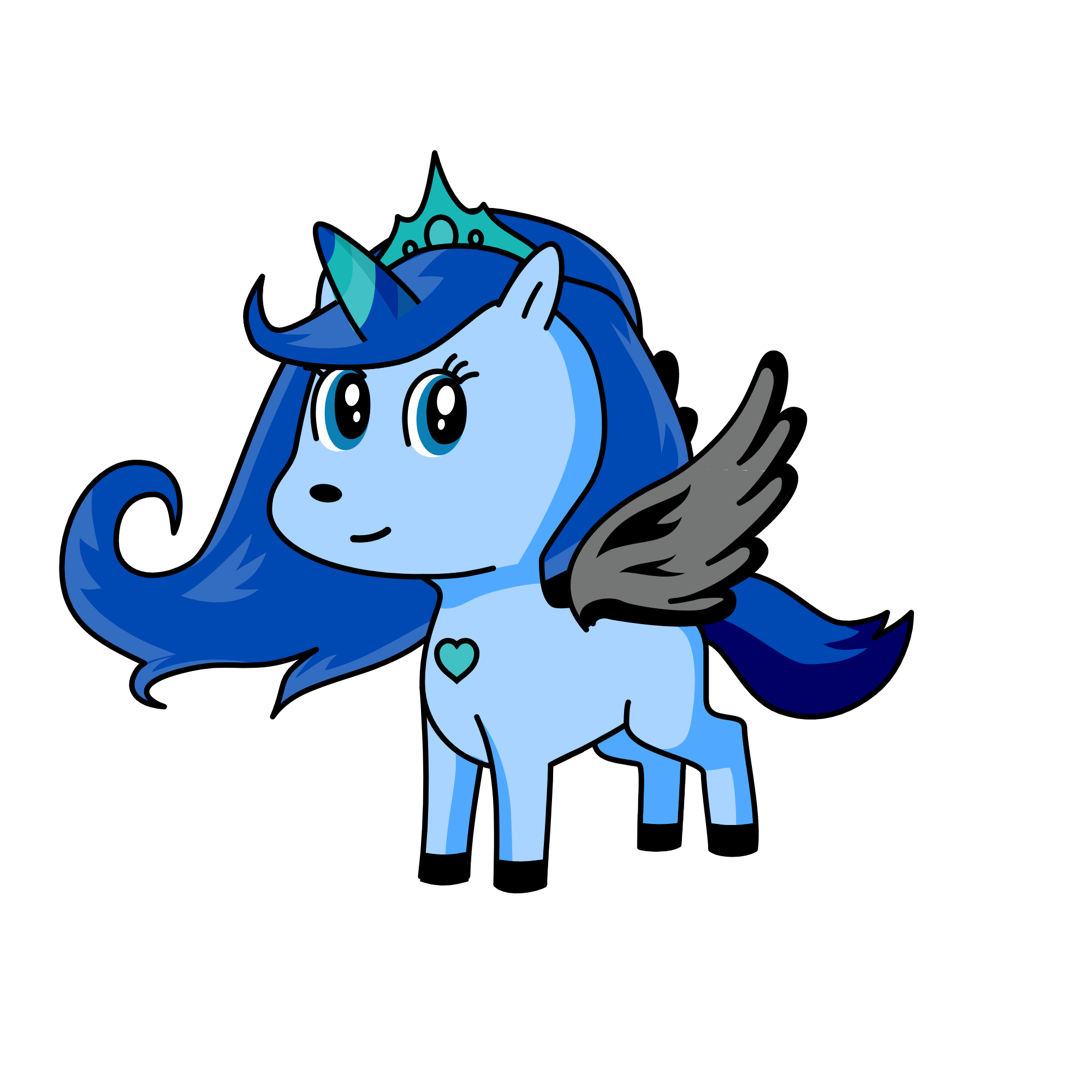Moon, the unicorn