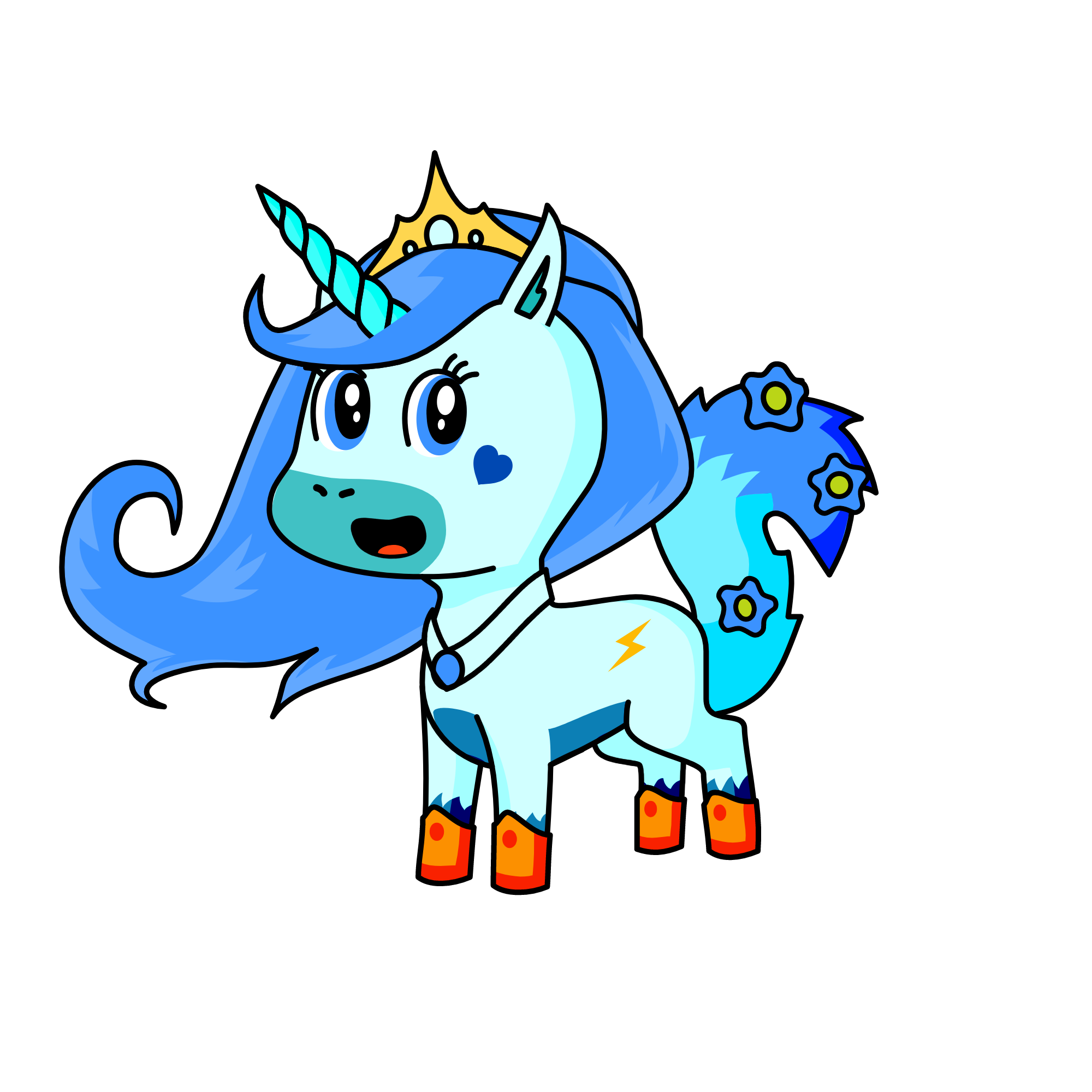 ra'ad, the unicorn